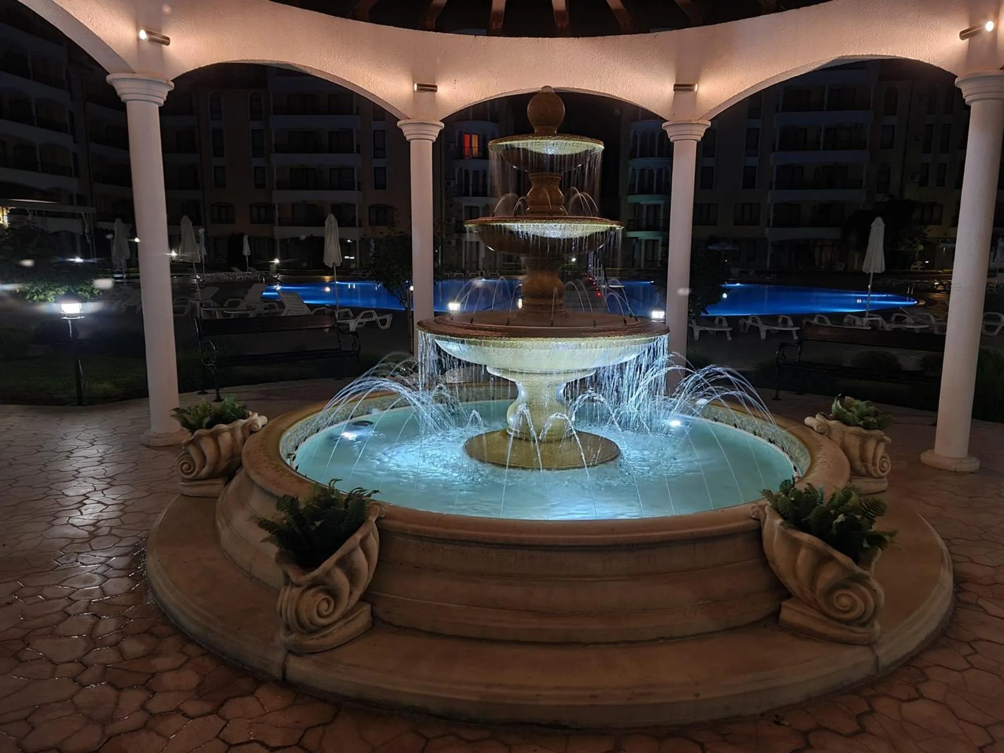 Swimming pool in Royal Sun premium apartment