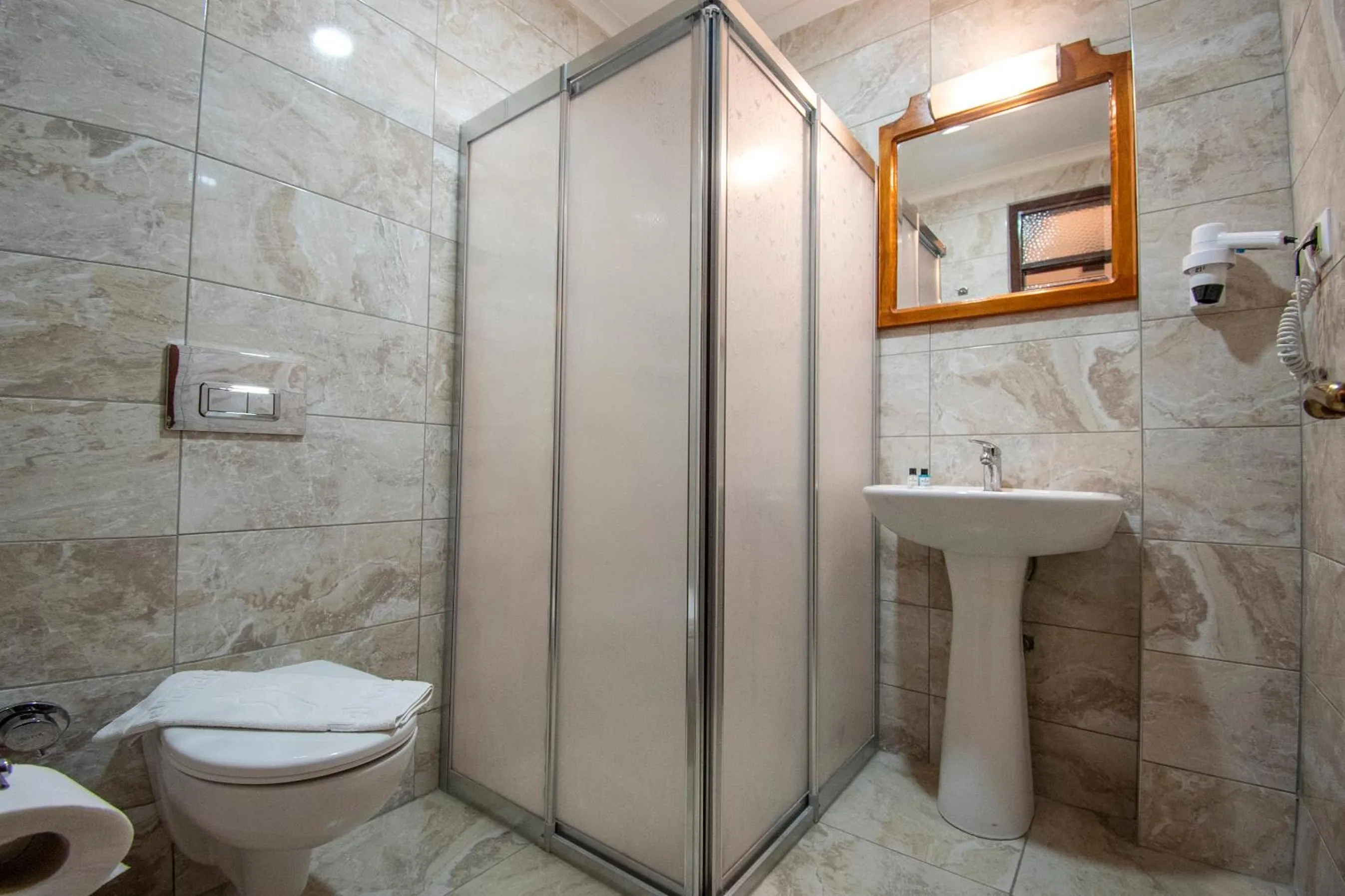 Shower in Sami Beach Hotel- All Inclusive