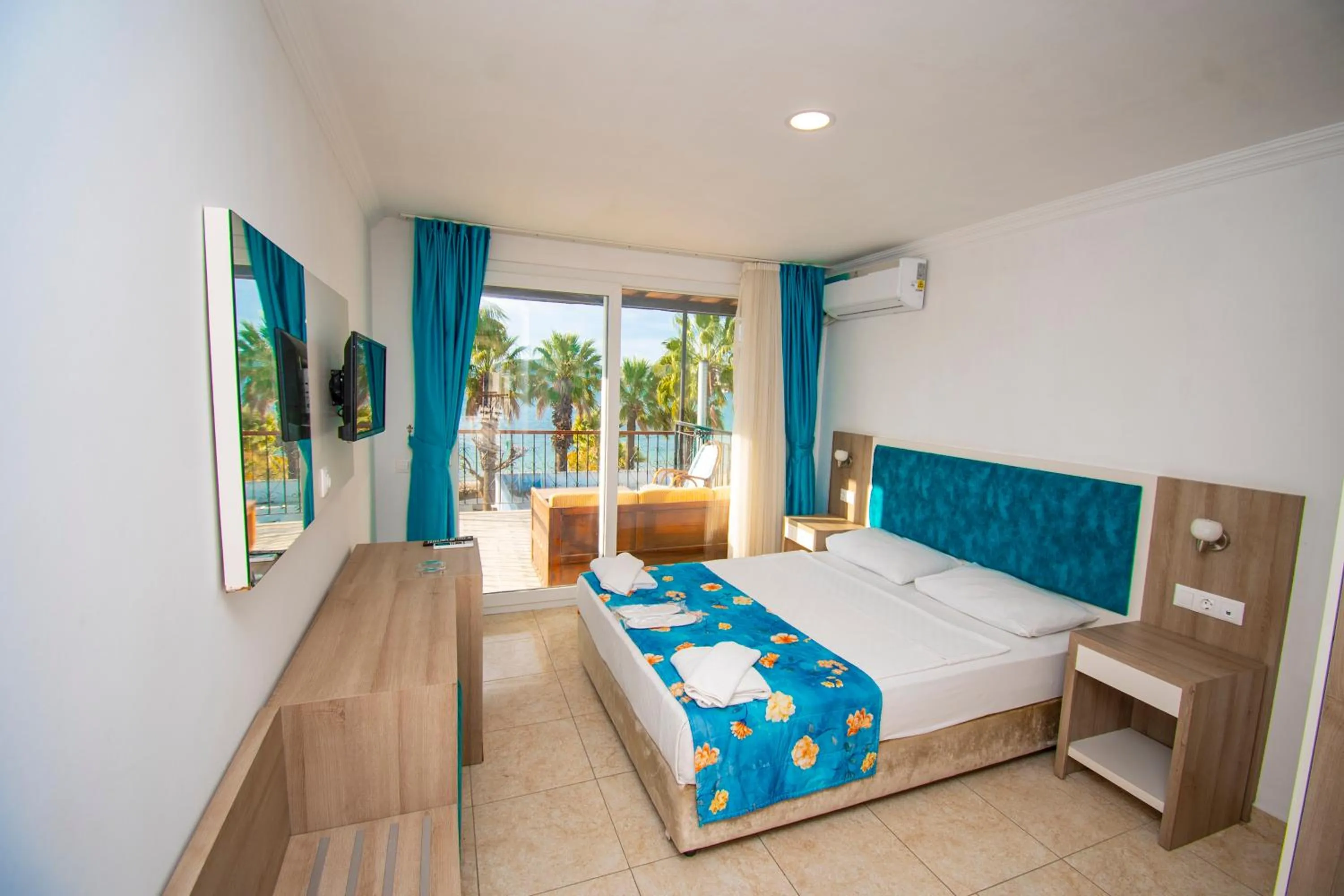 Bed in Sami Beach Hotel- All Inclusive