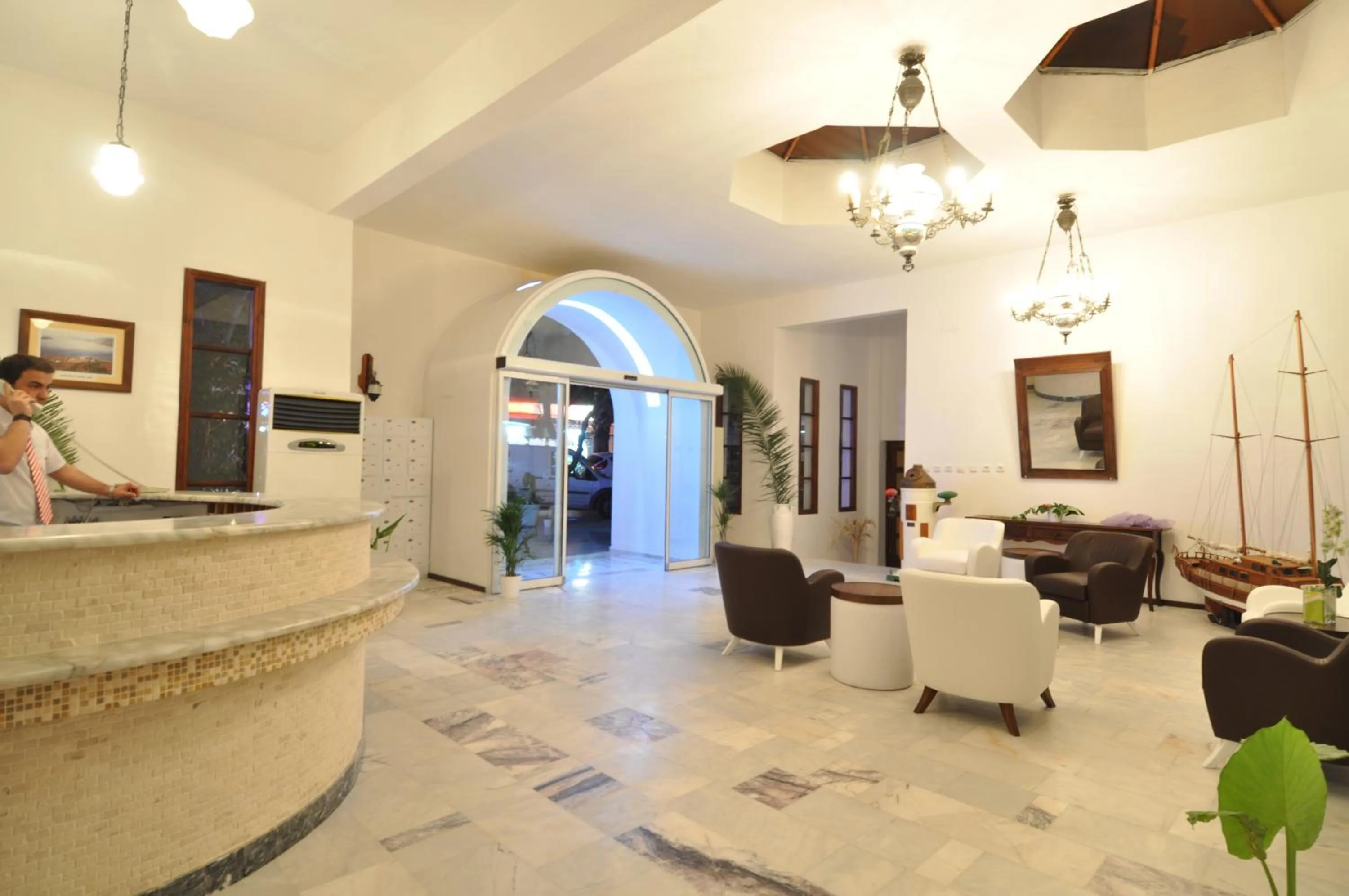 Lobby or reception in Sami Beach Hotel- All Inclusive