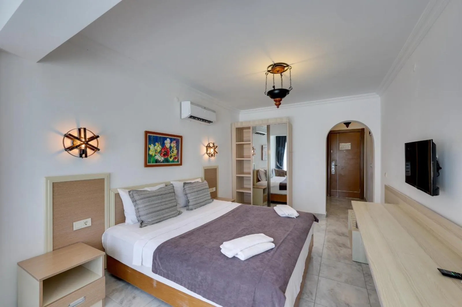 Bed in Sami Beach Hotel- All Inclusive