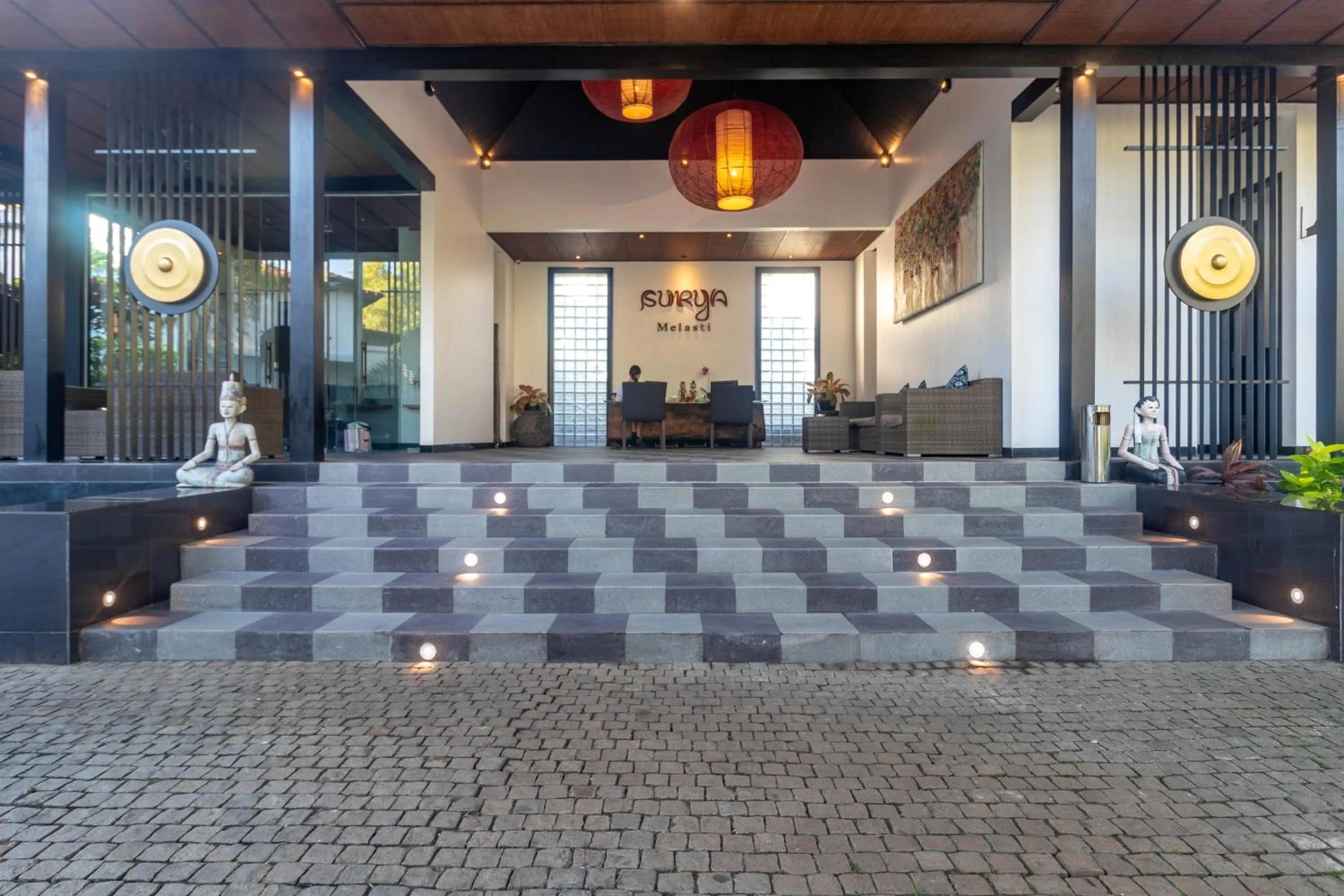 Lobby or reception in Surya Melasti Beach Villa