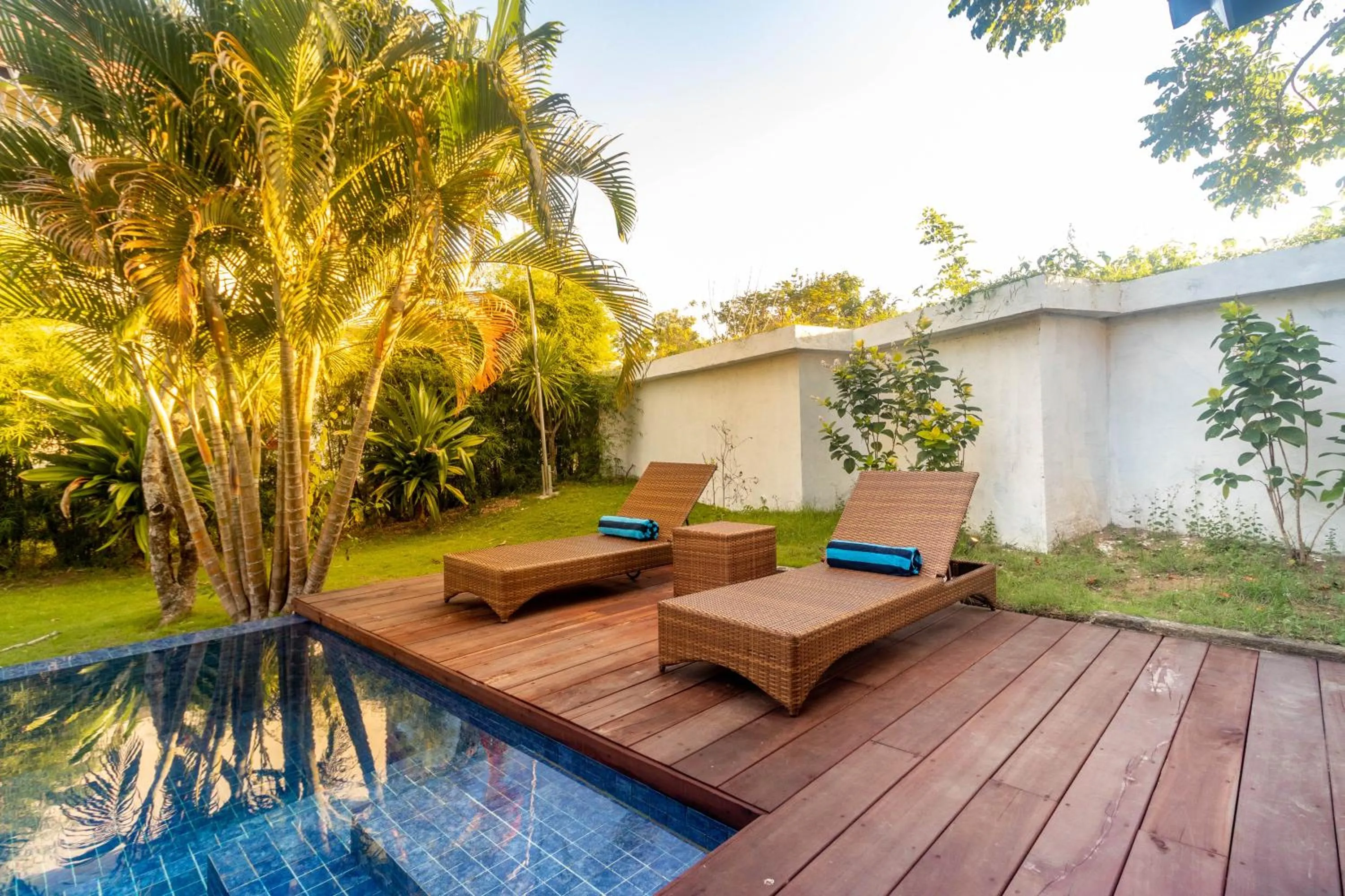 Patio in Surya Melasti Beach Villa