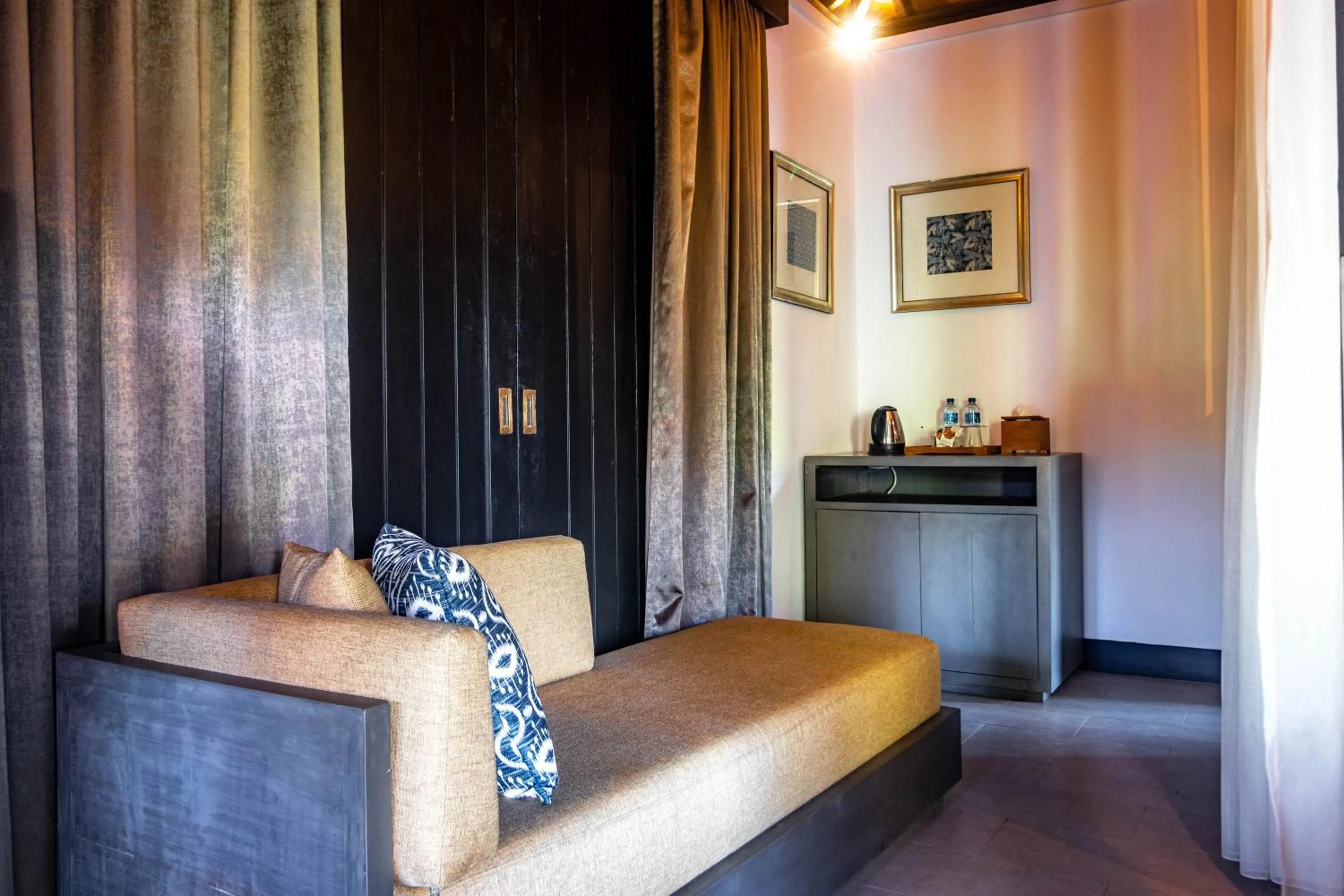 Seating area in Surya Melasti Beach Villa