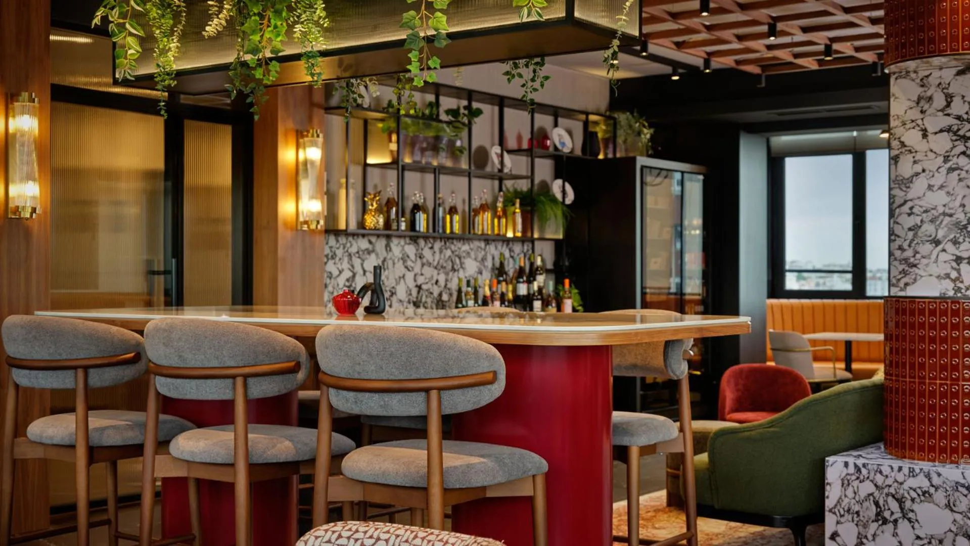 Lounge or bar in Radisson RED Belgrade