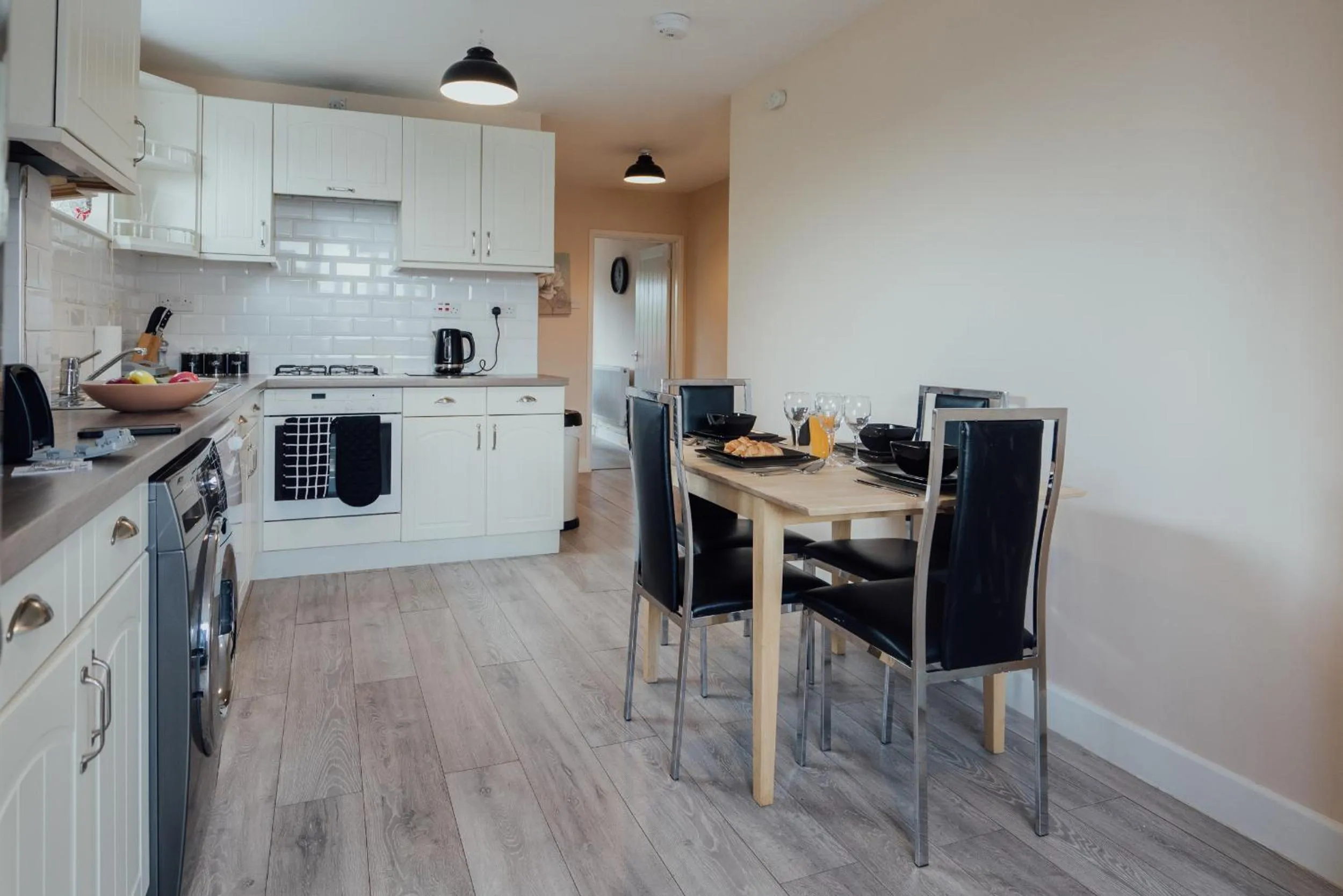 Kitchen or kitchenette in Bellengers Apartments