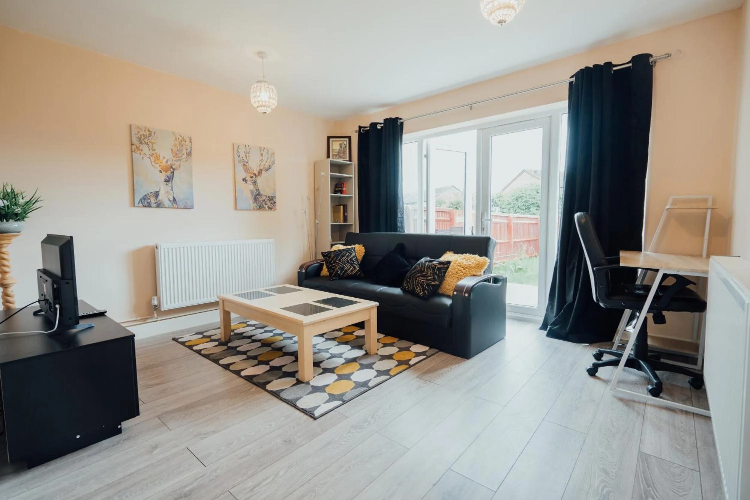 Living room in Bellengers Apartments