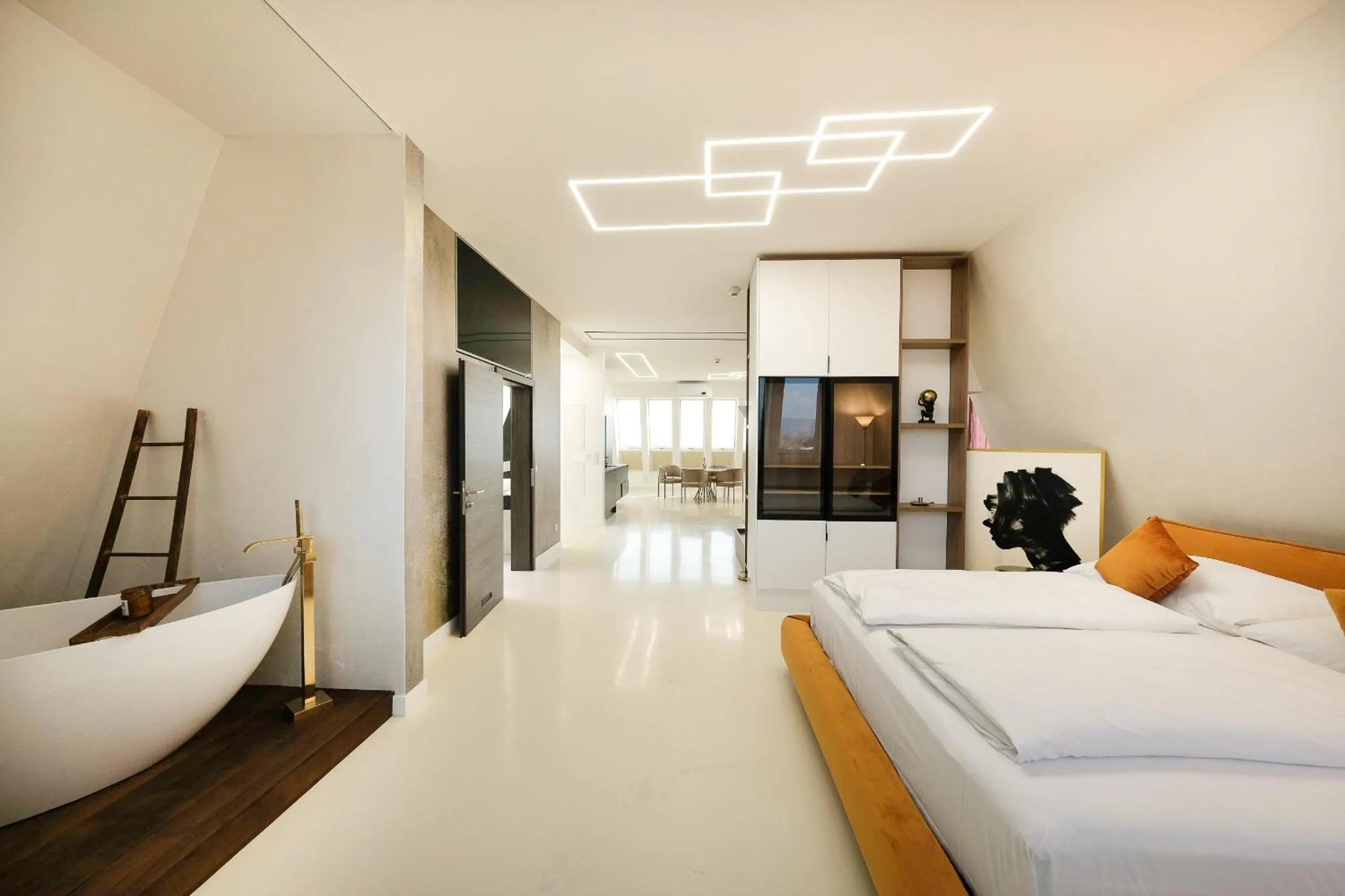 Photo of the whole room, Bed in NED Hotel