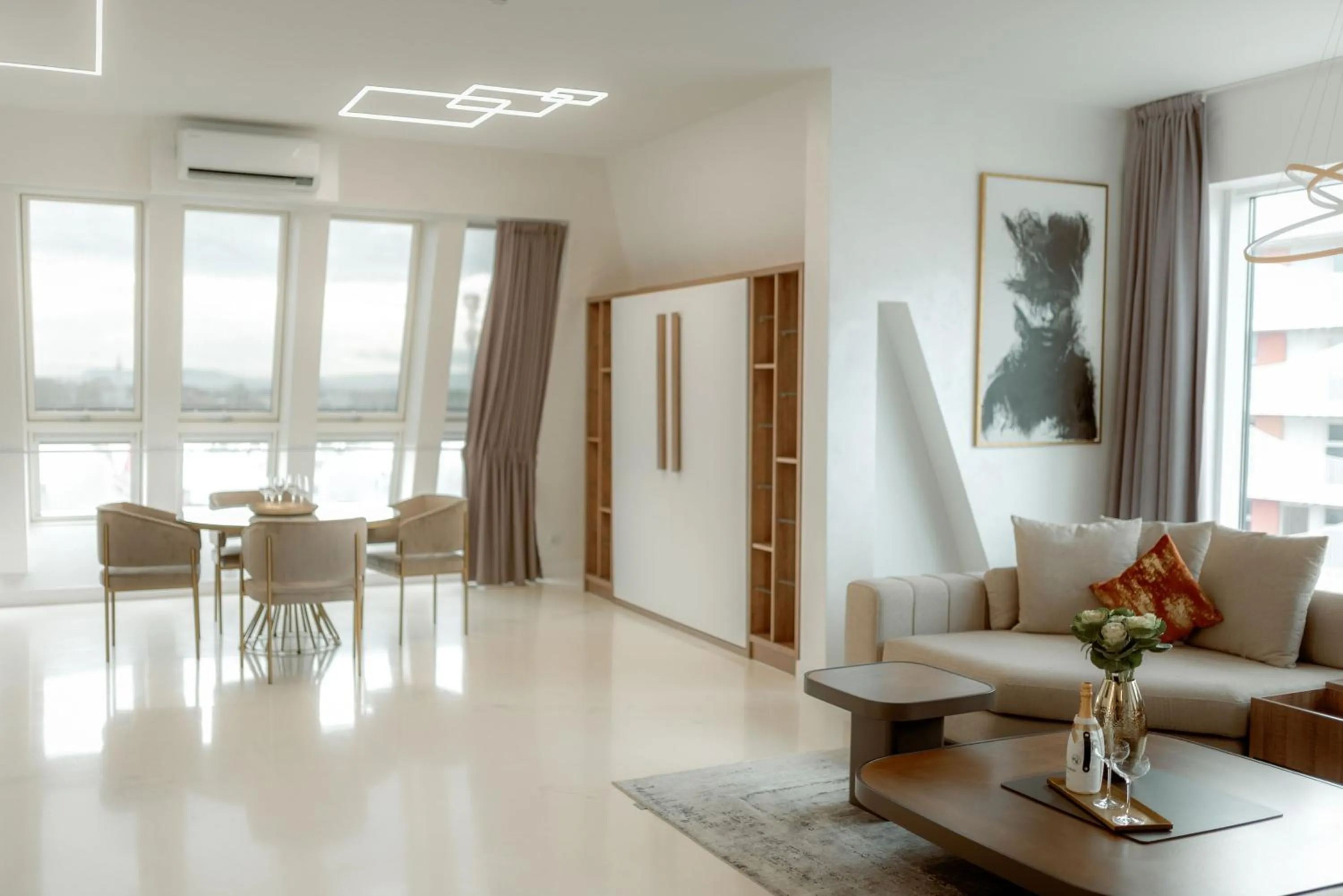 Living room in NED Hotel