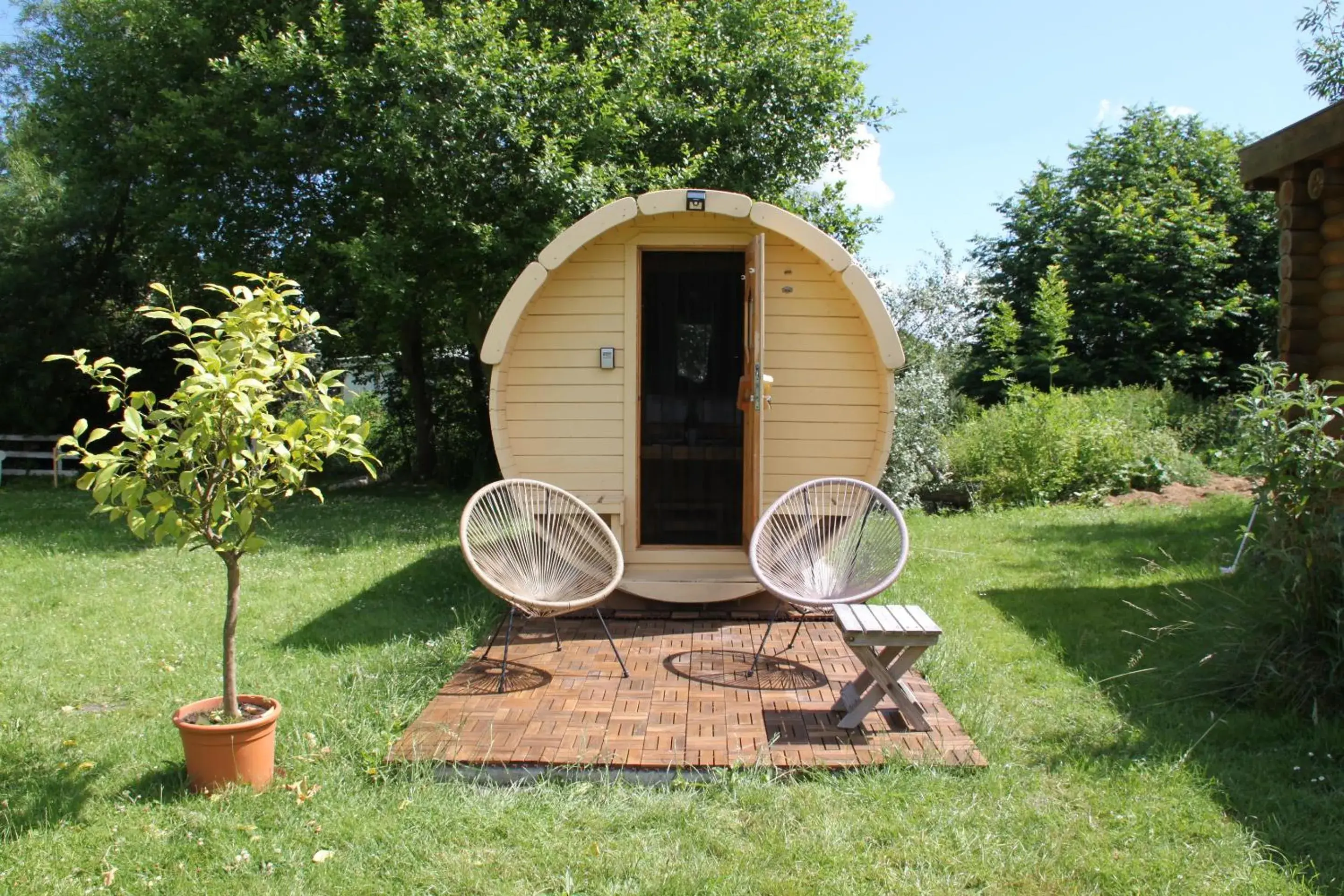 One-Bedroom Chalet in Schlaffässer Teichwiesenhof One-Bedroom Chalet in Schlaffässer Teichwiesenhof