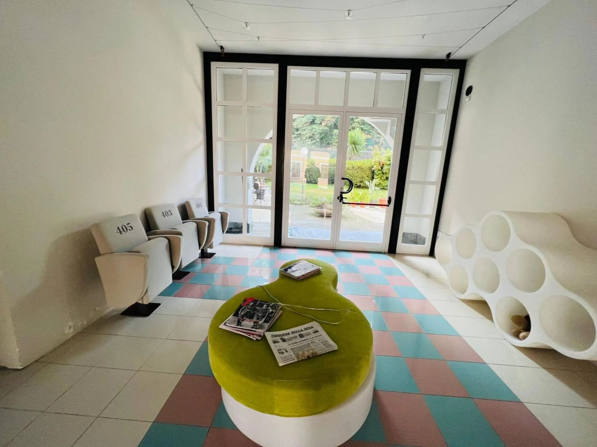 Living room in hotel garni Santa Caterina