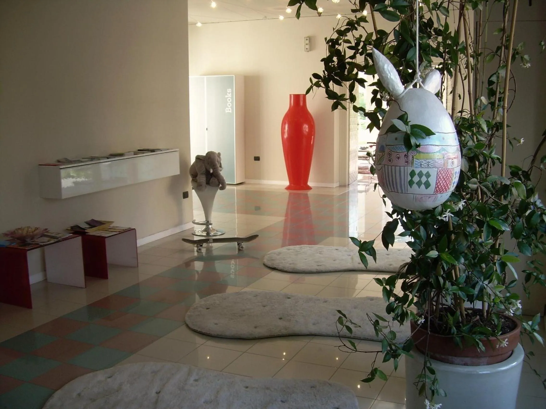 Lobby or reception in hotel garni Santa Caterina