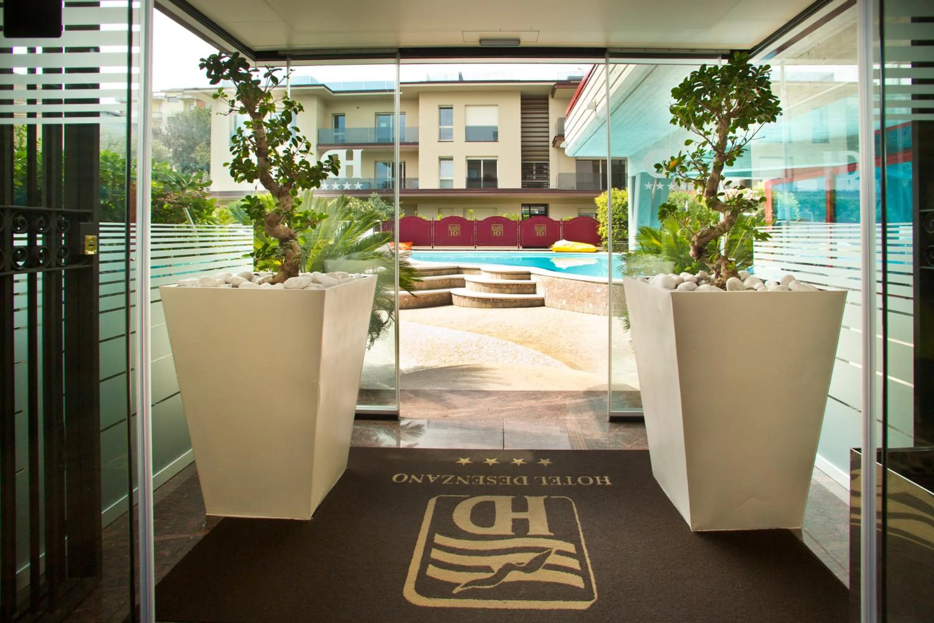 Lobby or reception in Hotel Desenzano