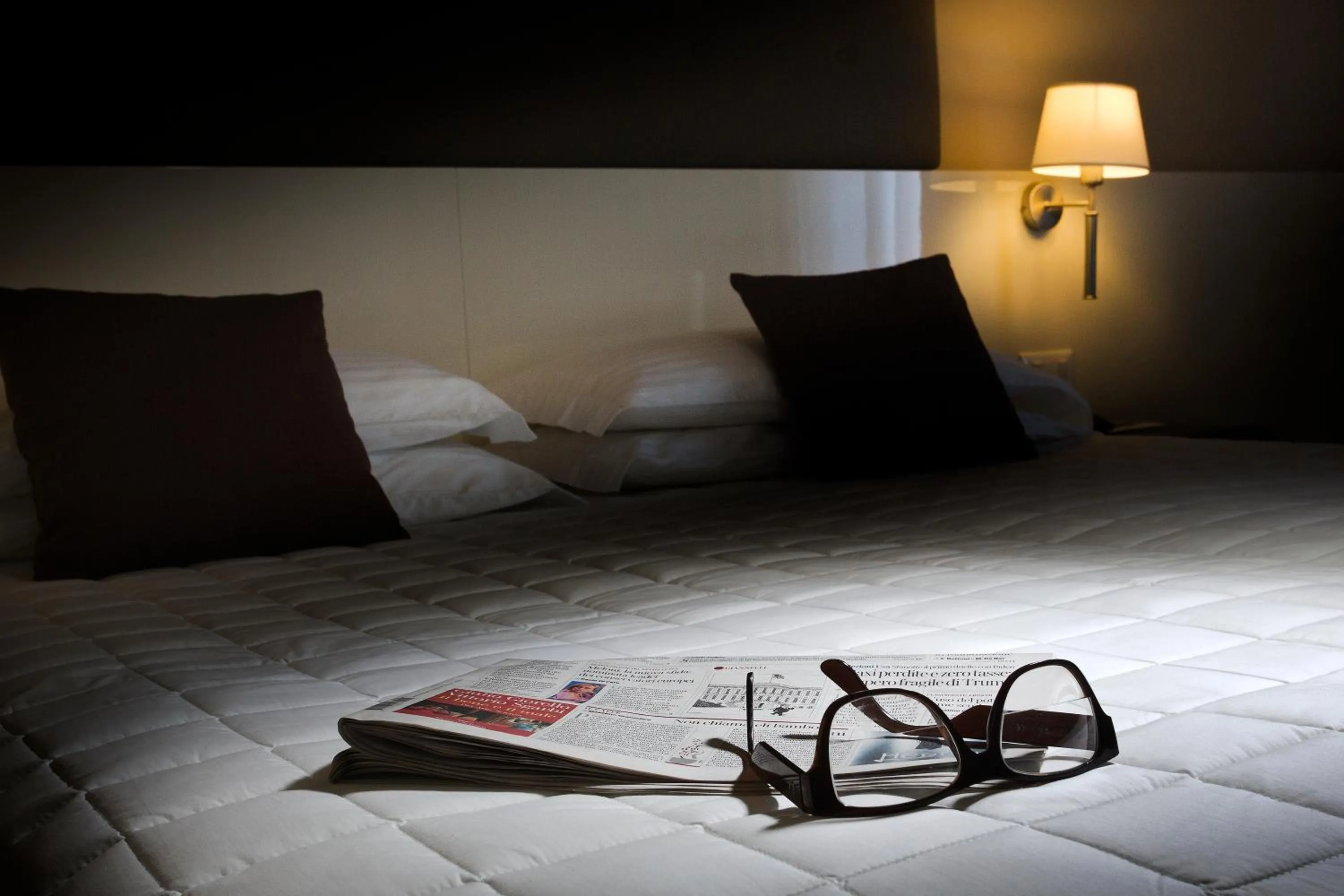 Decorative detail, Bed in Hotel Desenzano