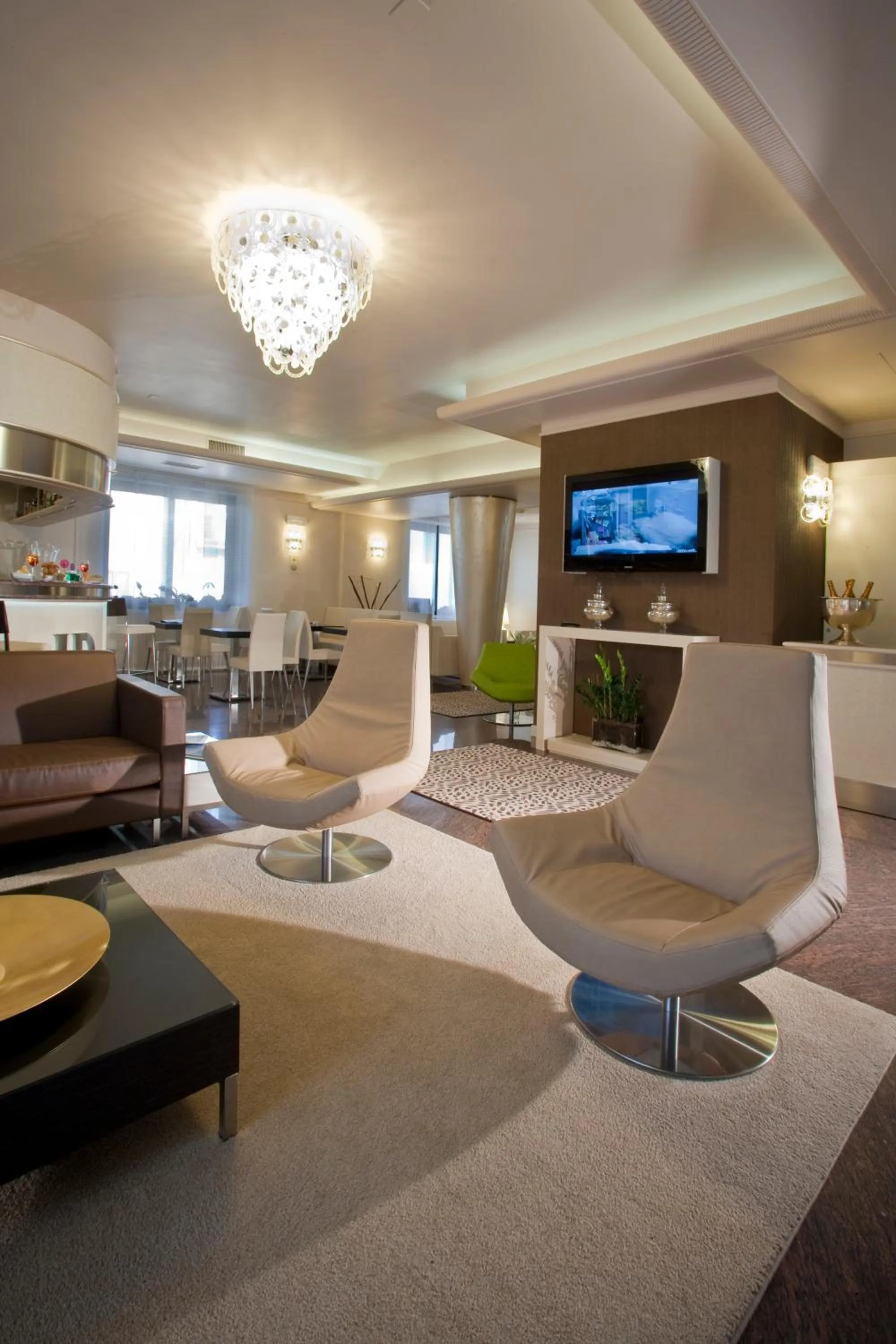 Lobby or reception in Hotel Desenzano