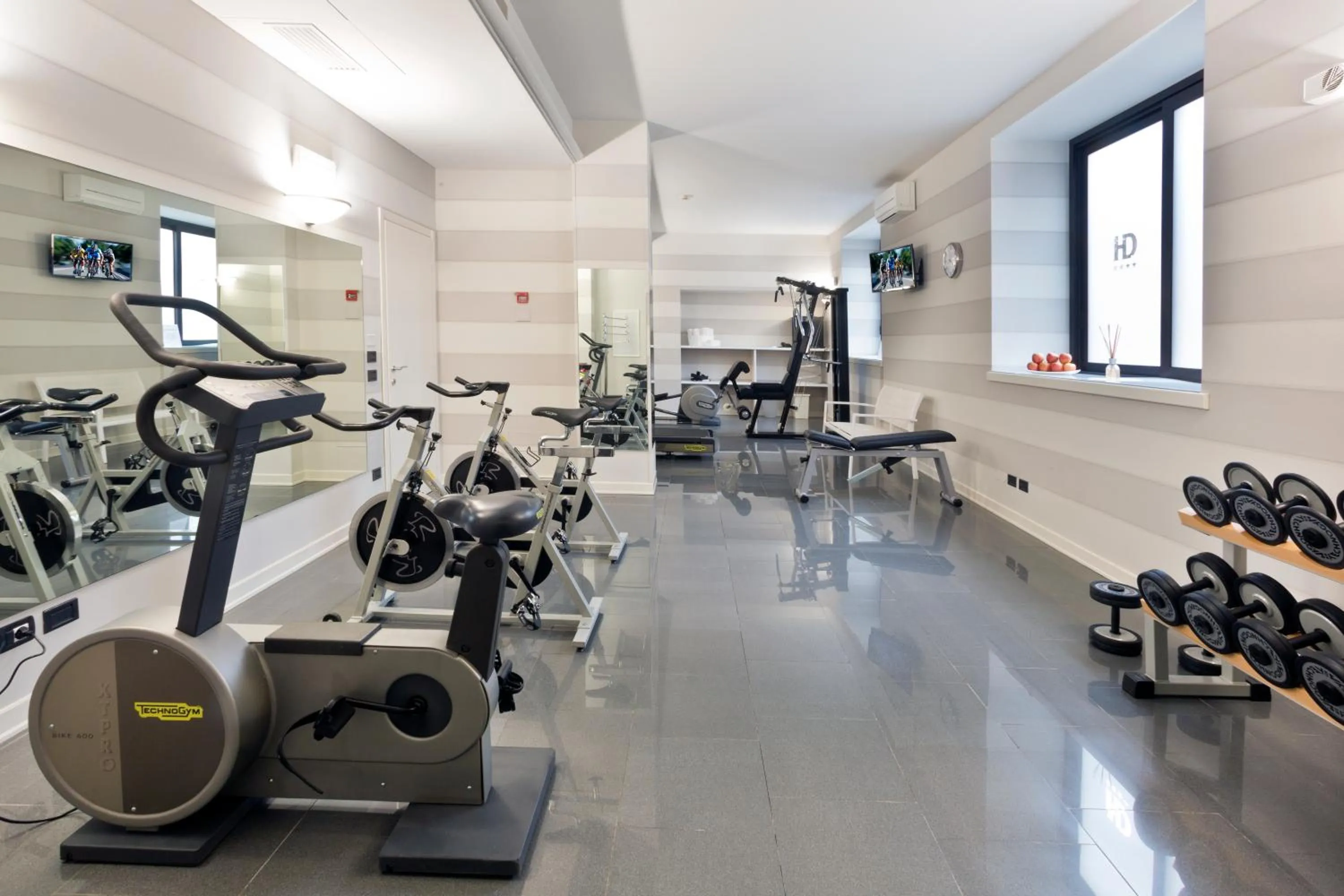 Fitness centre/facilities in Hotel Desenzano