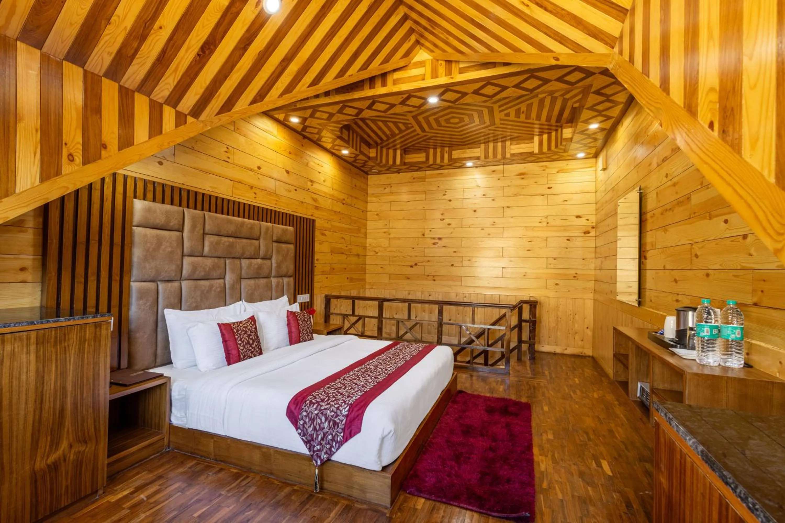 Bedroom, Bed in Sterling Shivalik Chail