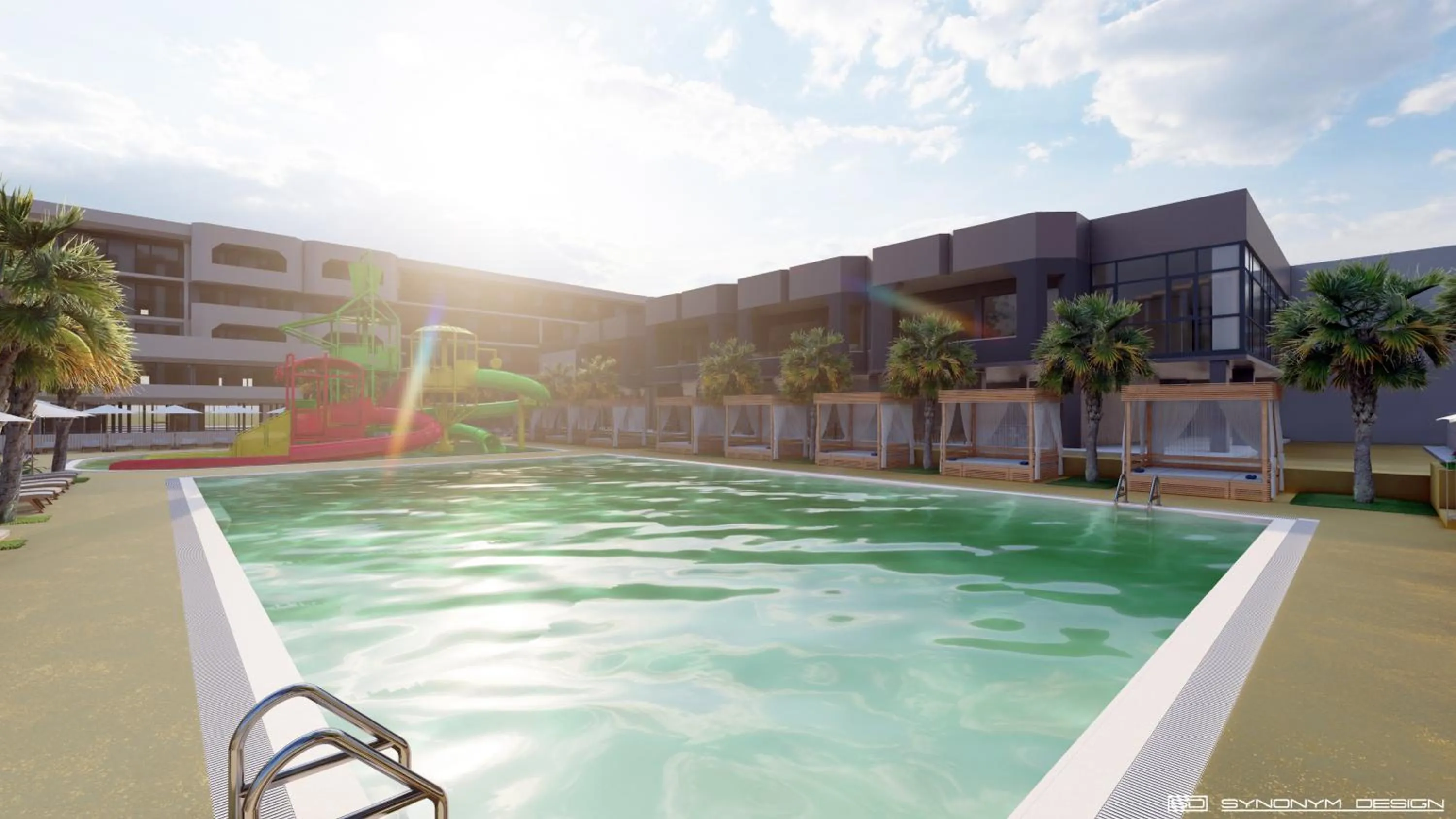 Property building in Atliman Beach Resort