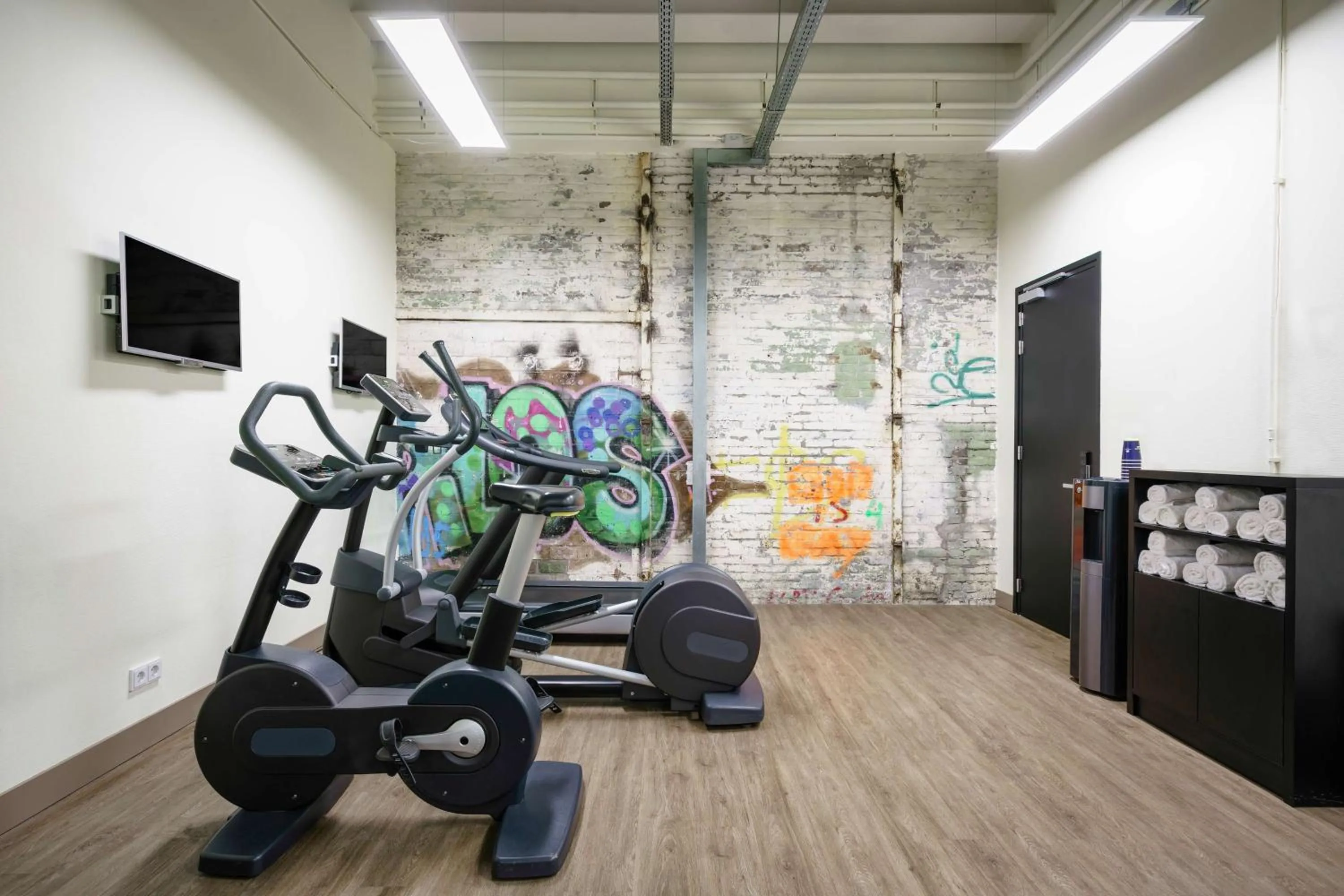 Fitness centre/facilities in DoubleTree by Hilton Amsterdam - NDSM Wharf