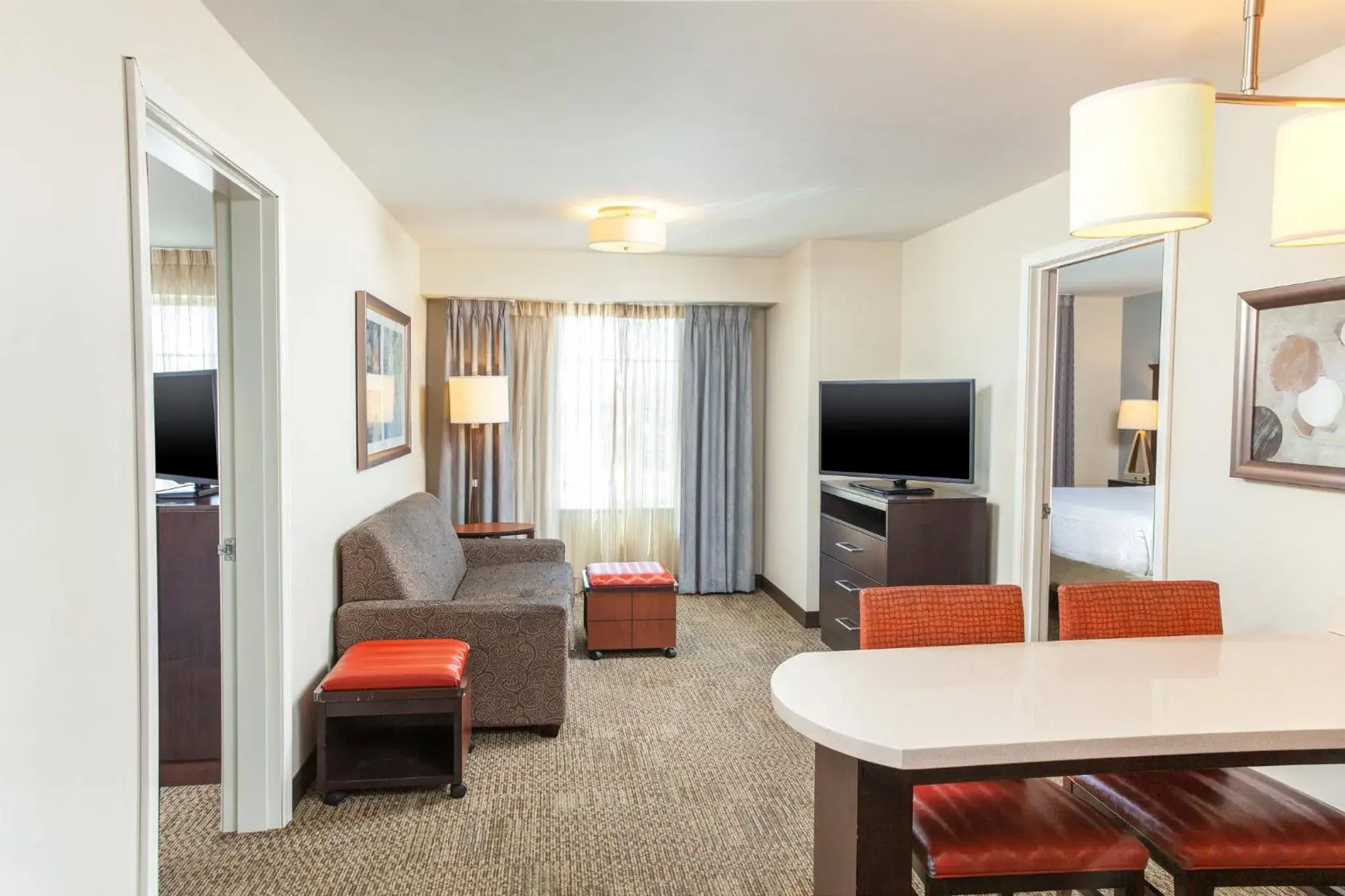 Two-Bedroom Suite with Two Bathrooms and Mobility Accessible Tub - Non-Smoking in Staybridge Suites Denver - Central Park by IHG Two-Bedroom Suite with Two Bathrooms and Mobility Accessible Tub - Non-Smoking in Staybridge Suites Denver - Central Park by IHG