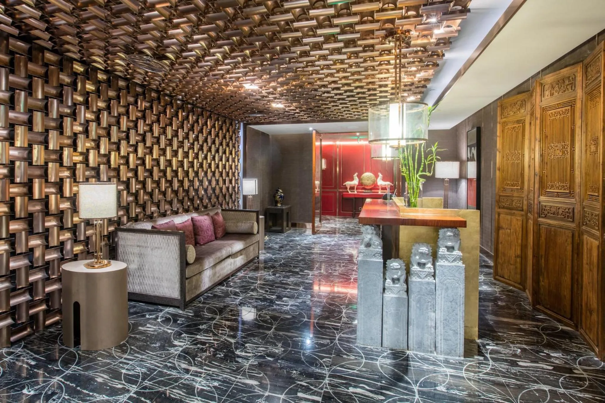 Decorative detail in Crowne Plaza Kunming City Centre by IHG