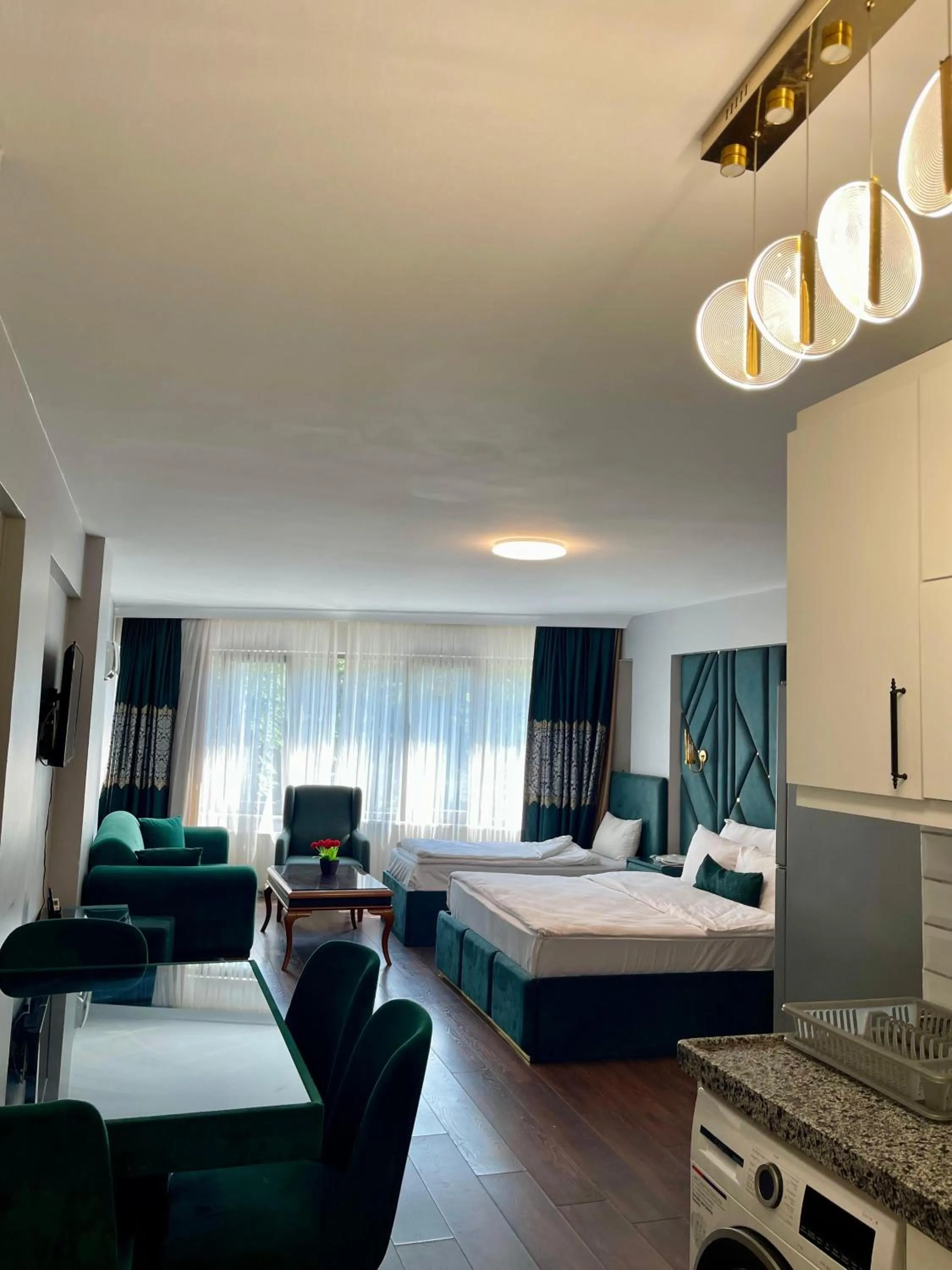 Bed in Aymira Suite Hotel