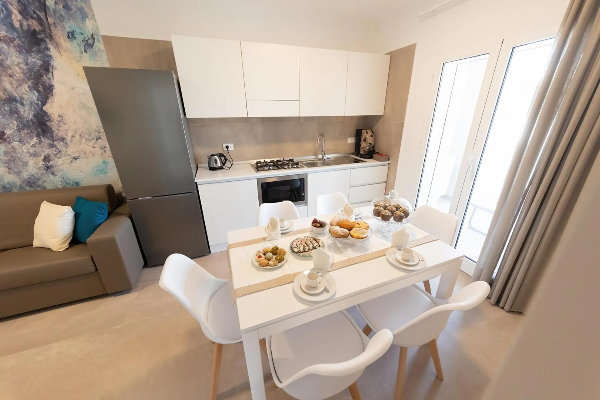 Kitchen or kitchenette in Alta Marea Sea Apartments