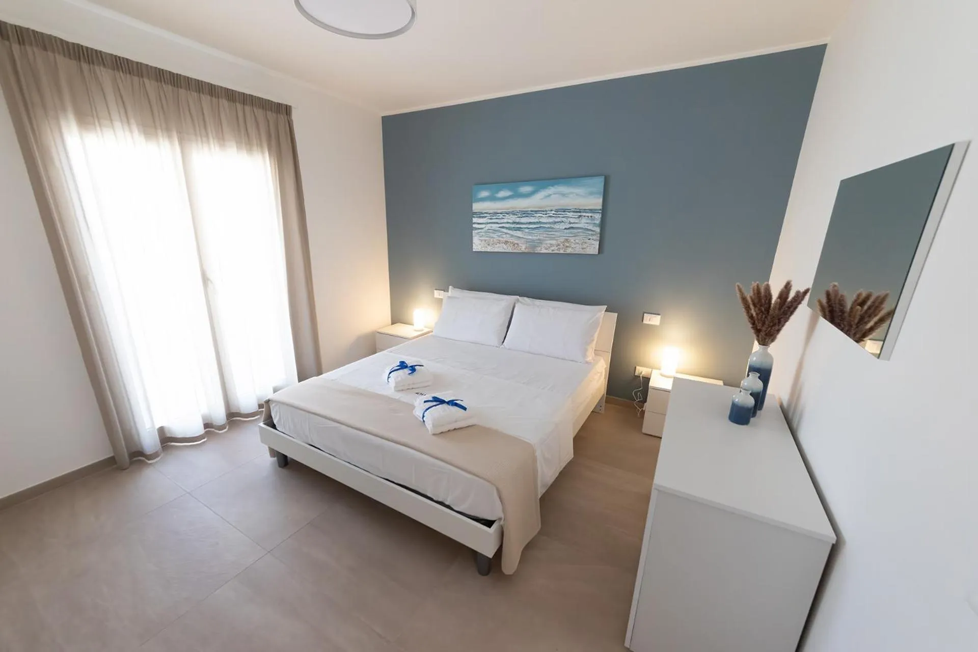 Bed in Alta Marea Sea Apartments