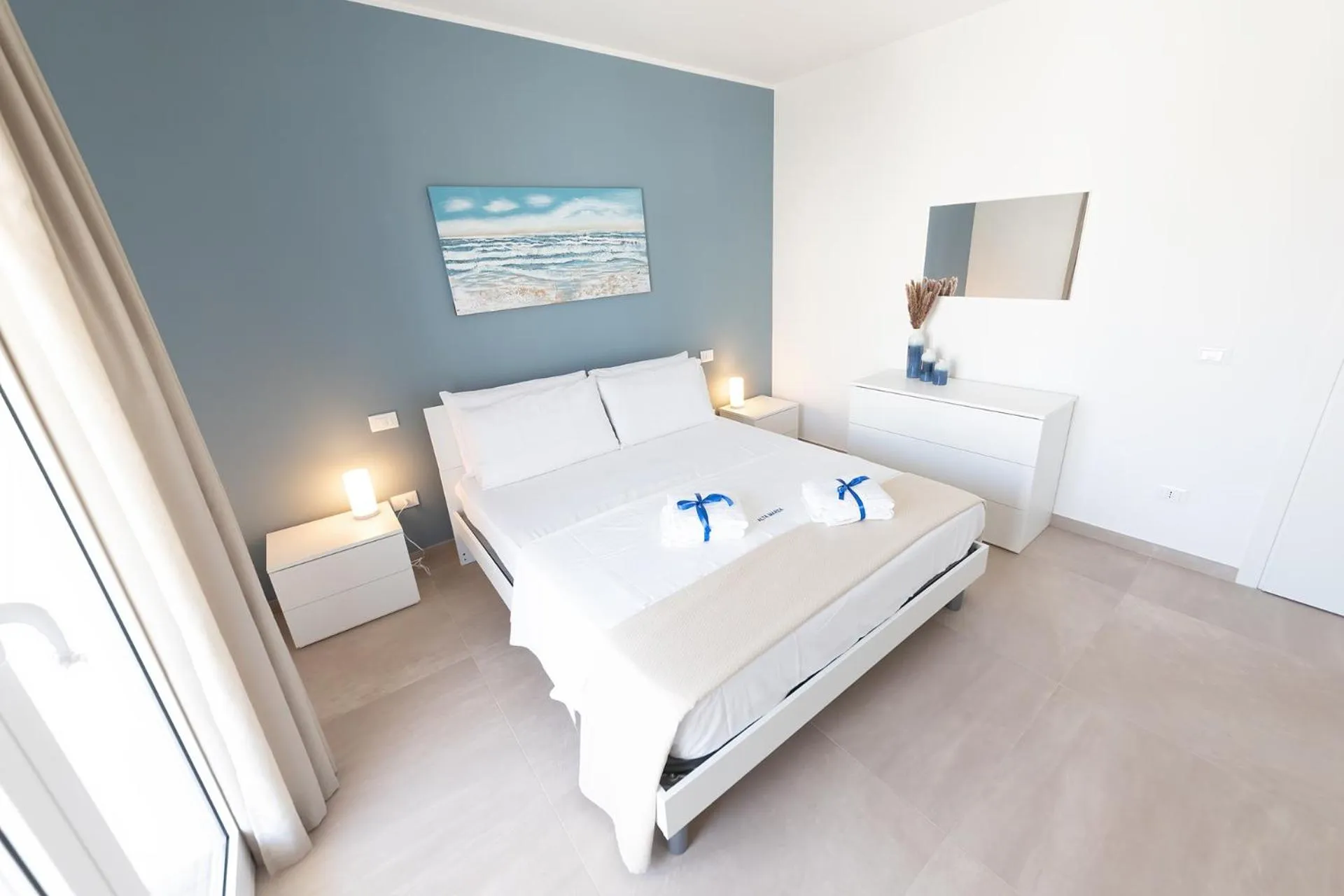 Bed in Alta Marea Sea Apartments