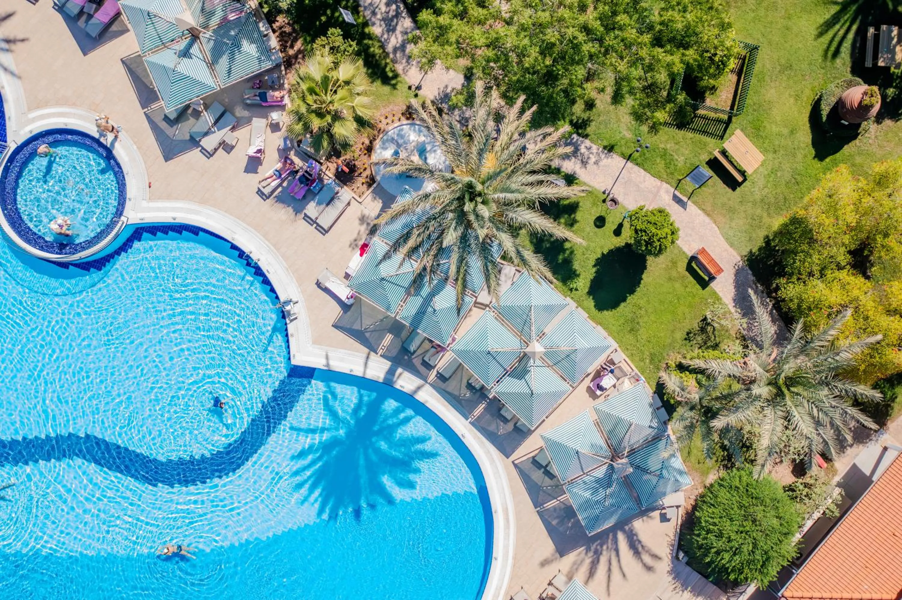 Bird's eye view in Belconti Resort Hotel
