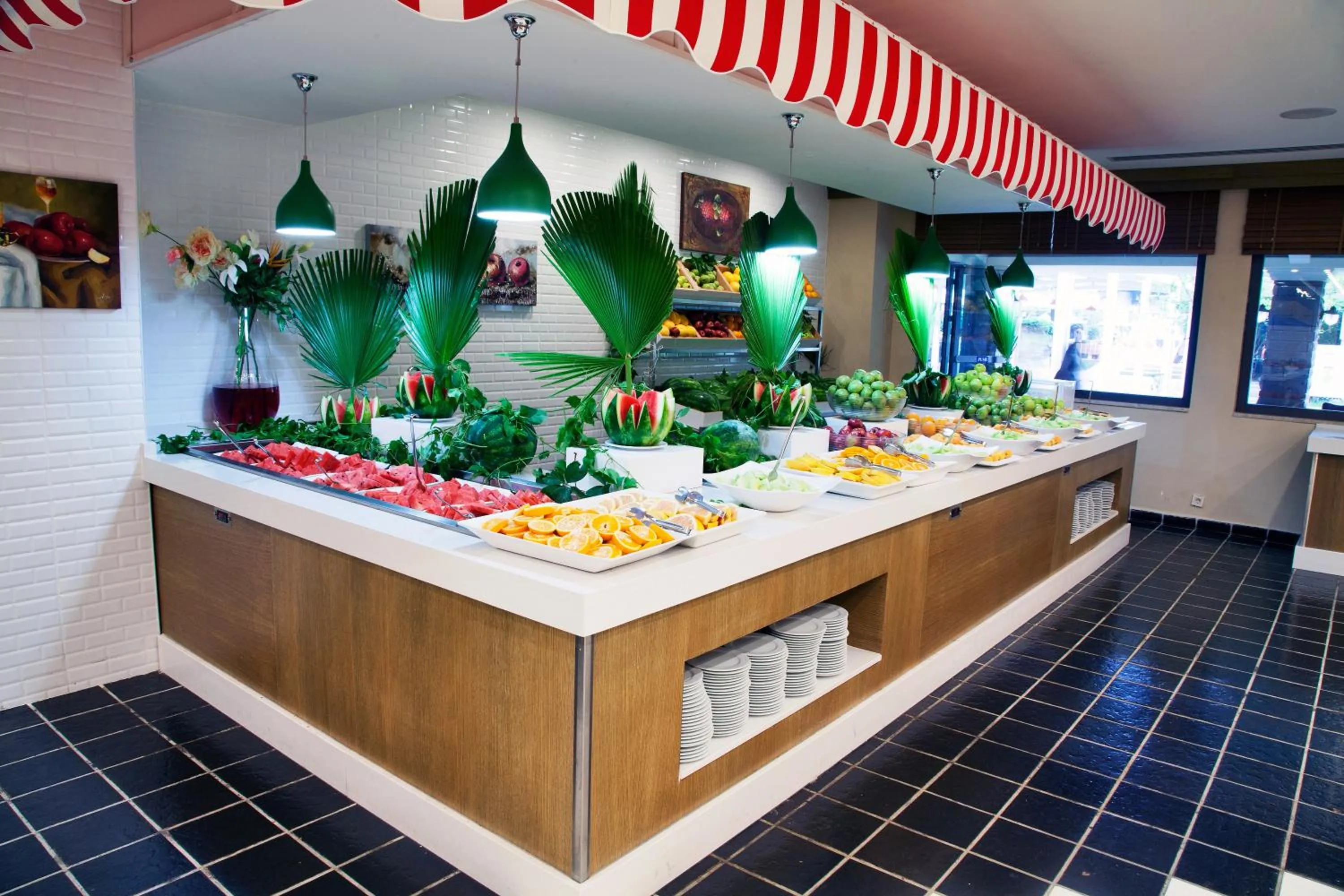 Buffet breakfast in Belconti Resort Hotel