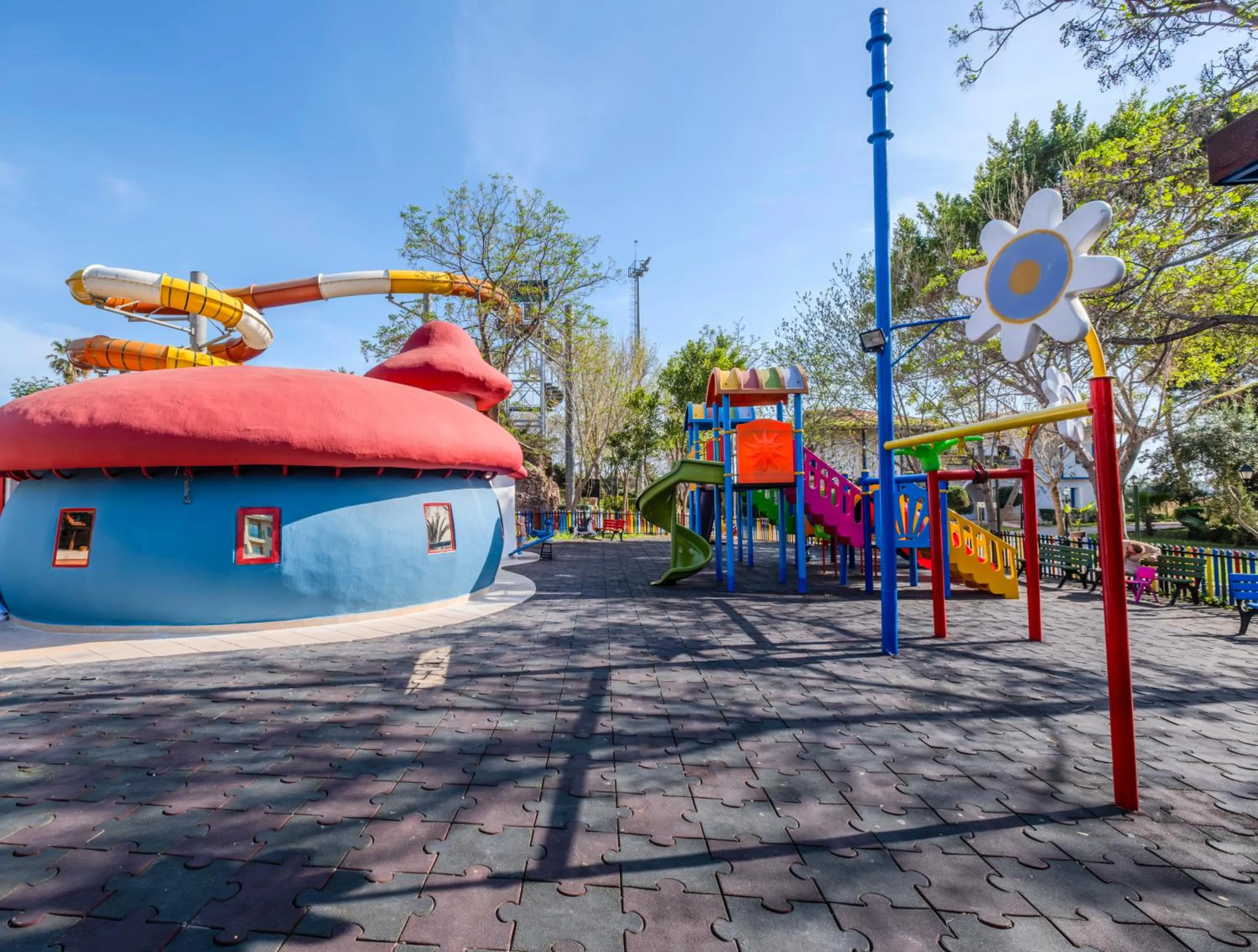 Children play ground in Belconti Resort Hotel