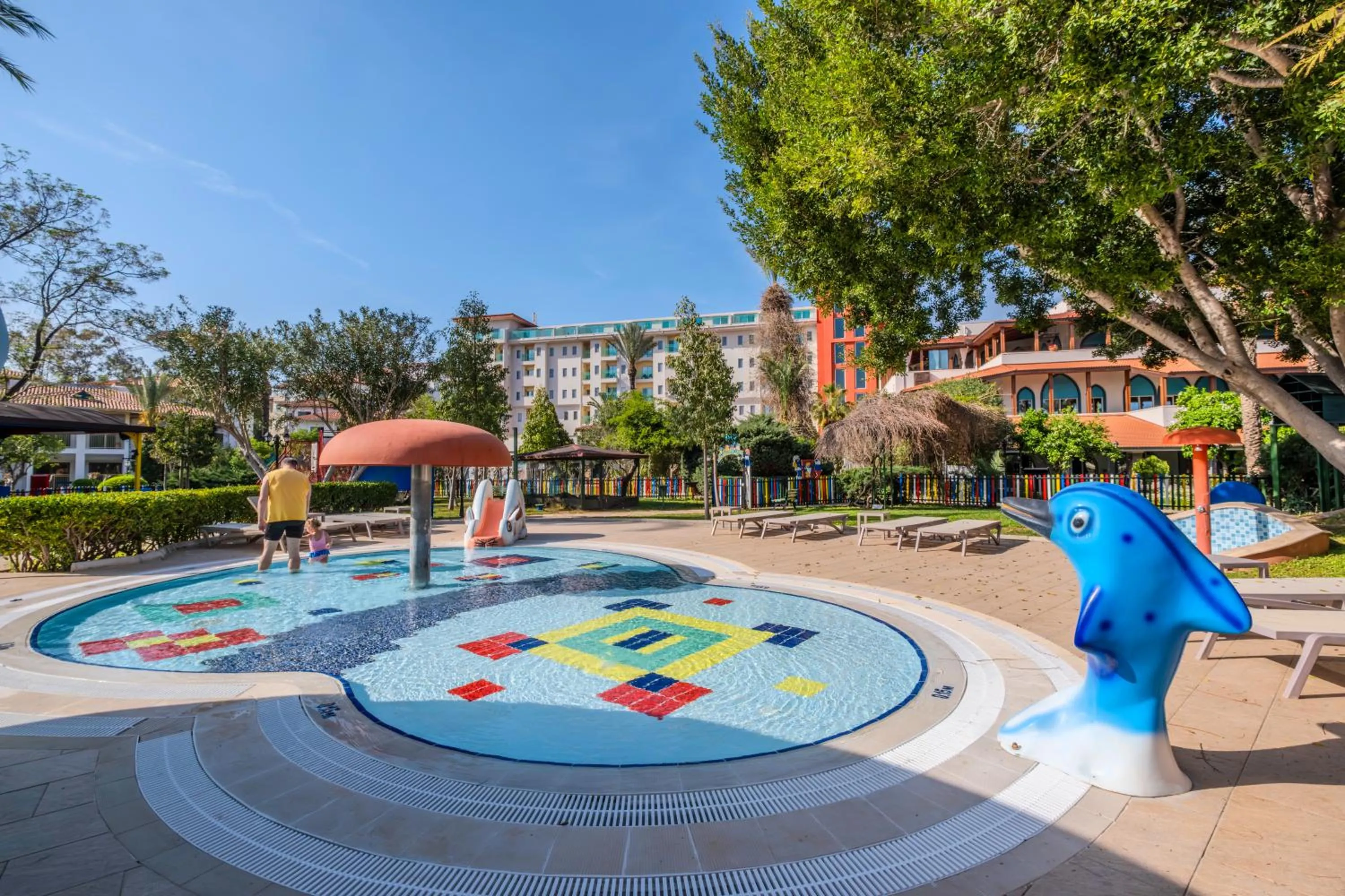 Children play ground in Belconti Resort Hotel