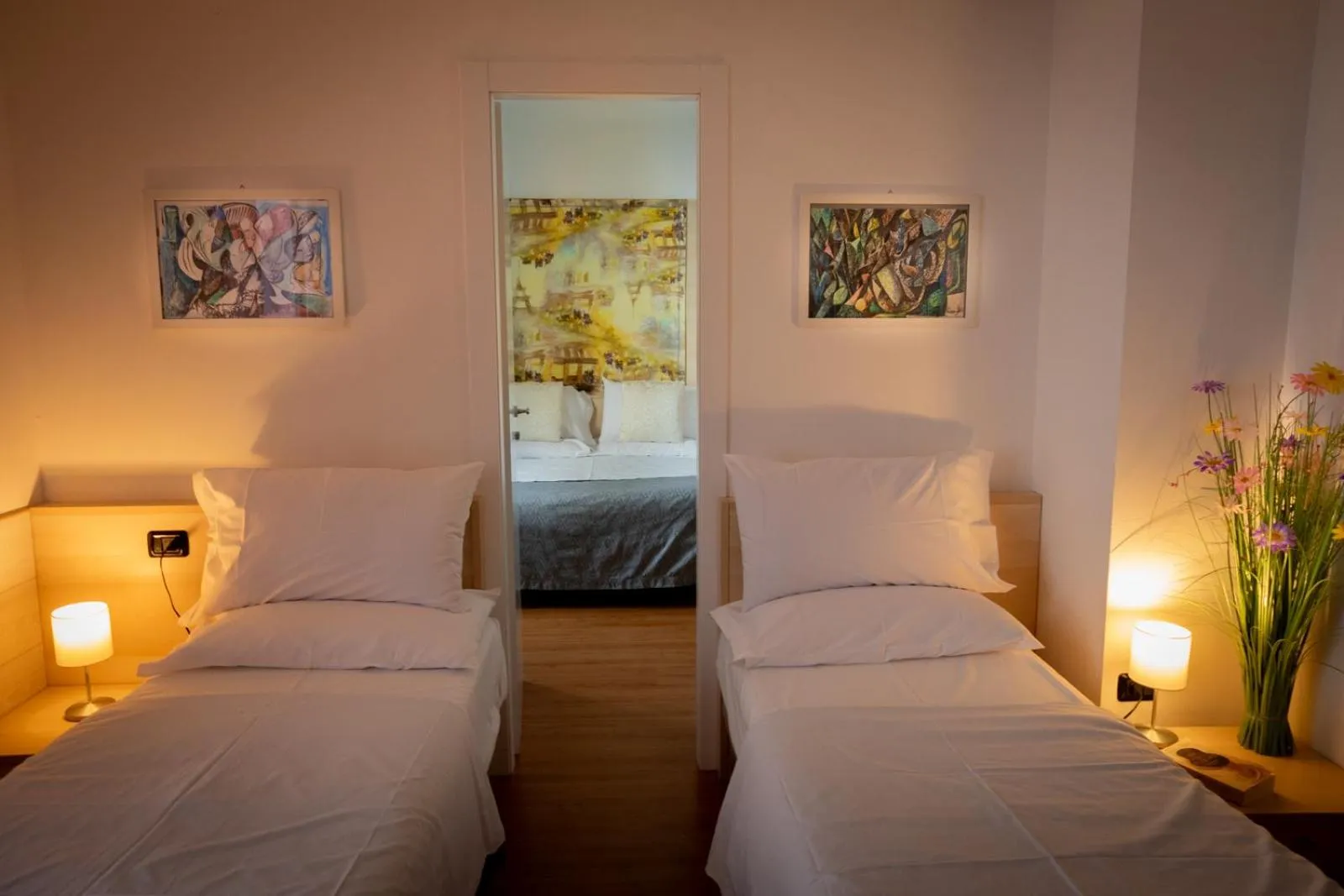 Bedroom, Bed in Hotel Vista Lago Como