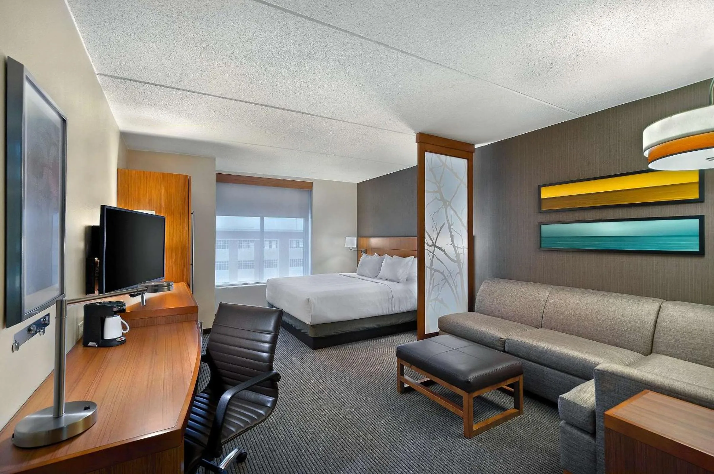 Bedroom, Bed in Hyatt Place Fredericksburg at Mary Washington