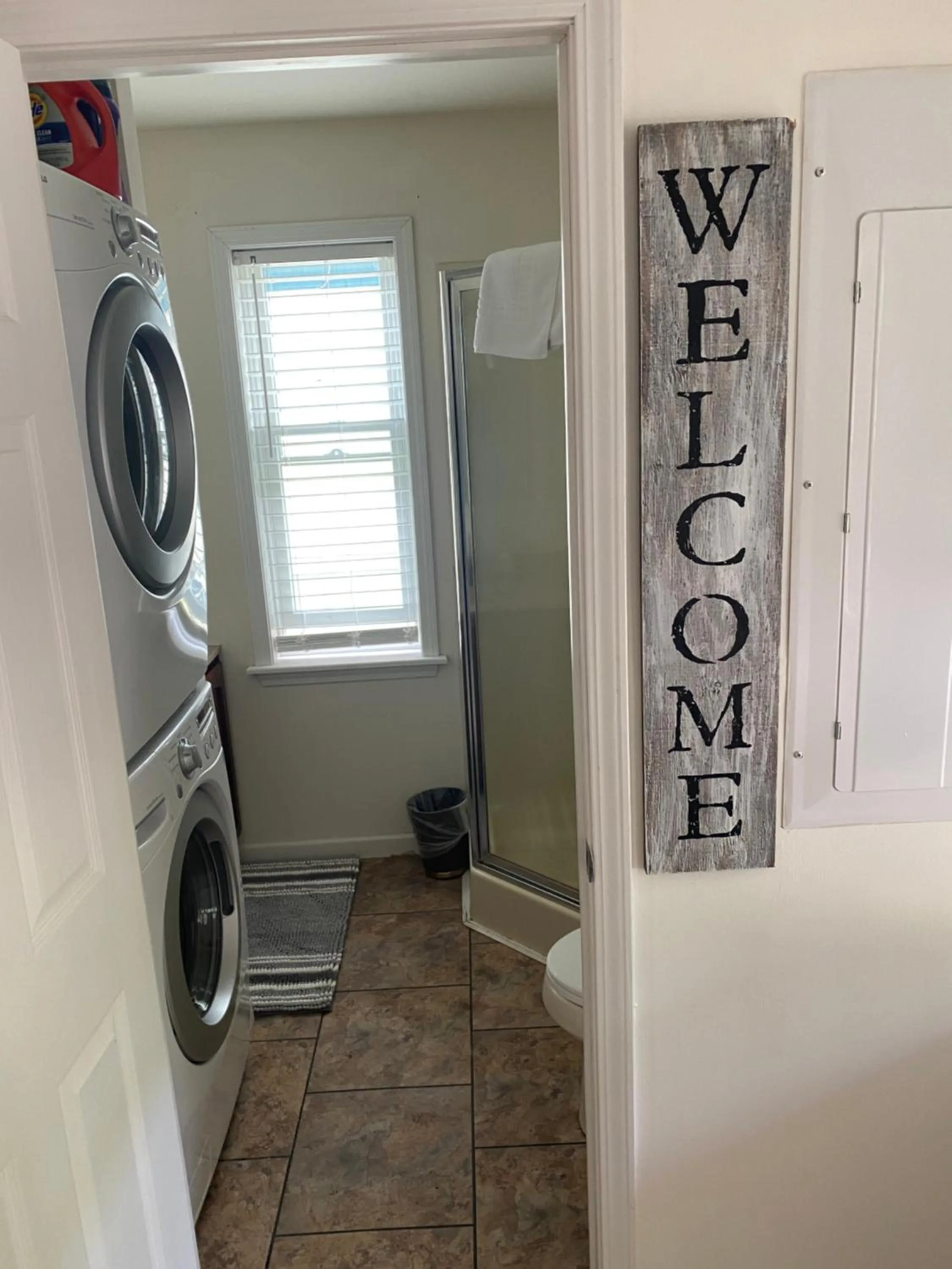 Bathroom in Central Lake Placid Mountain Views