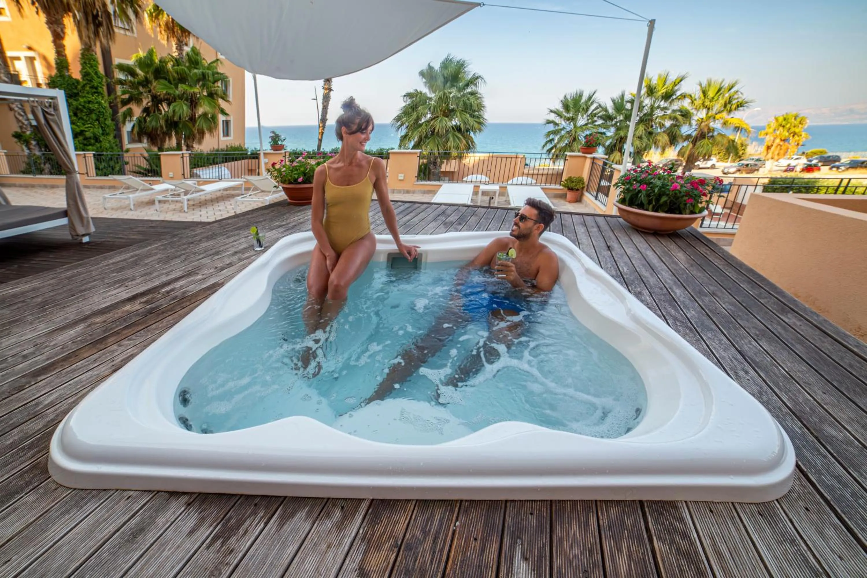 Solarium in Hotel Punta Nord Est