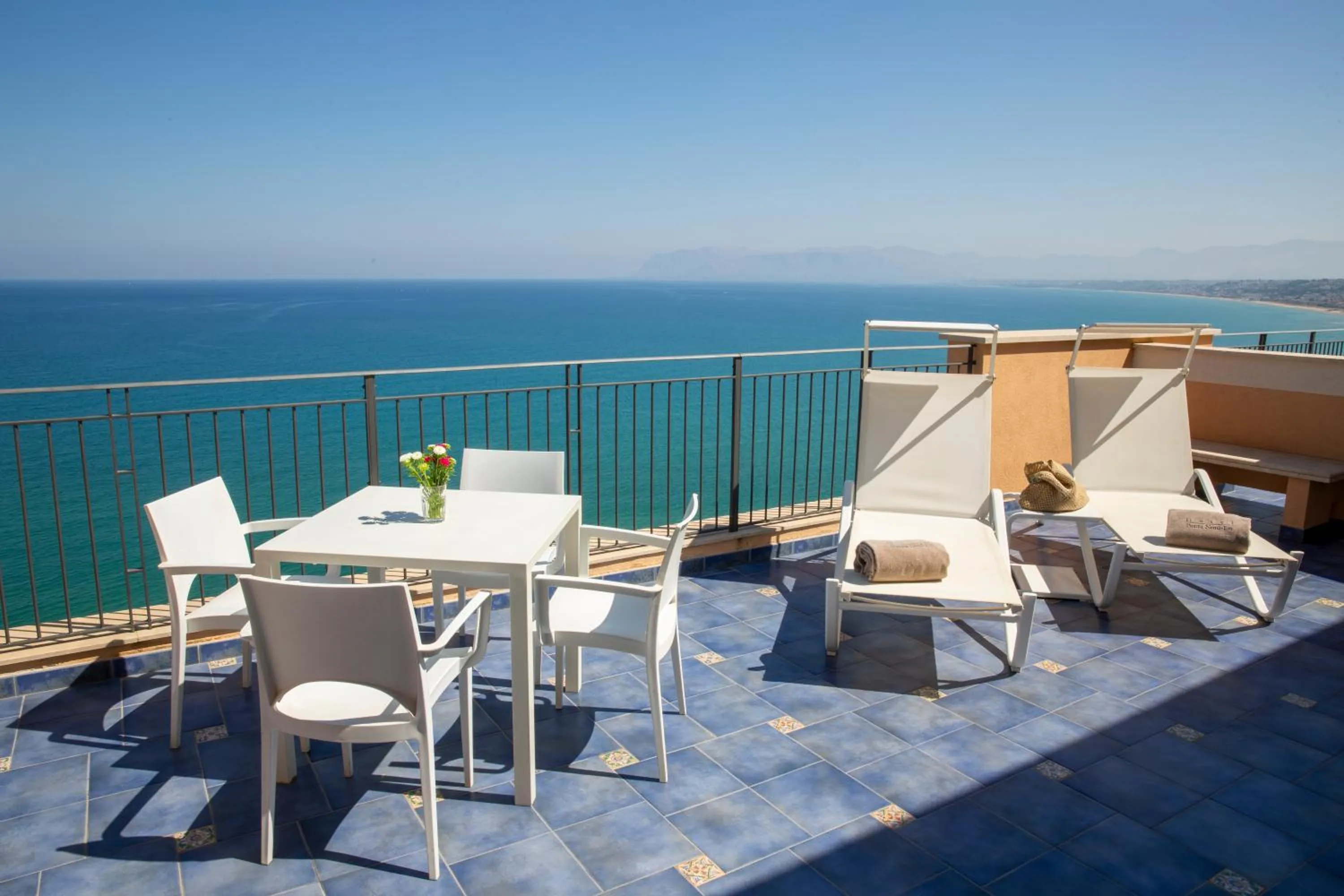 Balcony/Terrace in Hotel Punta Nord Est