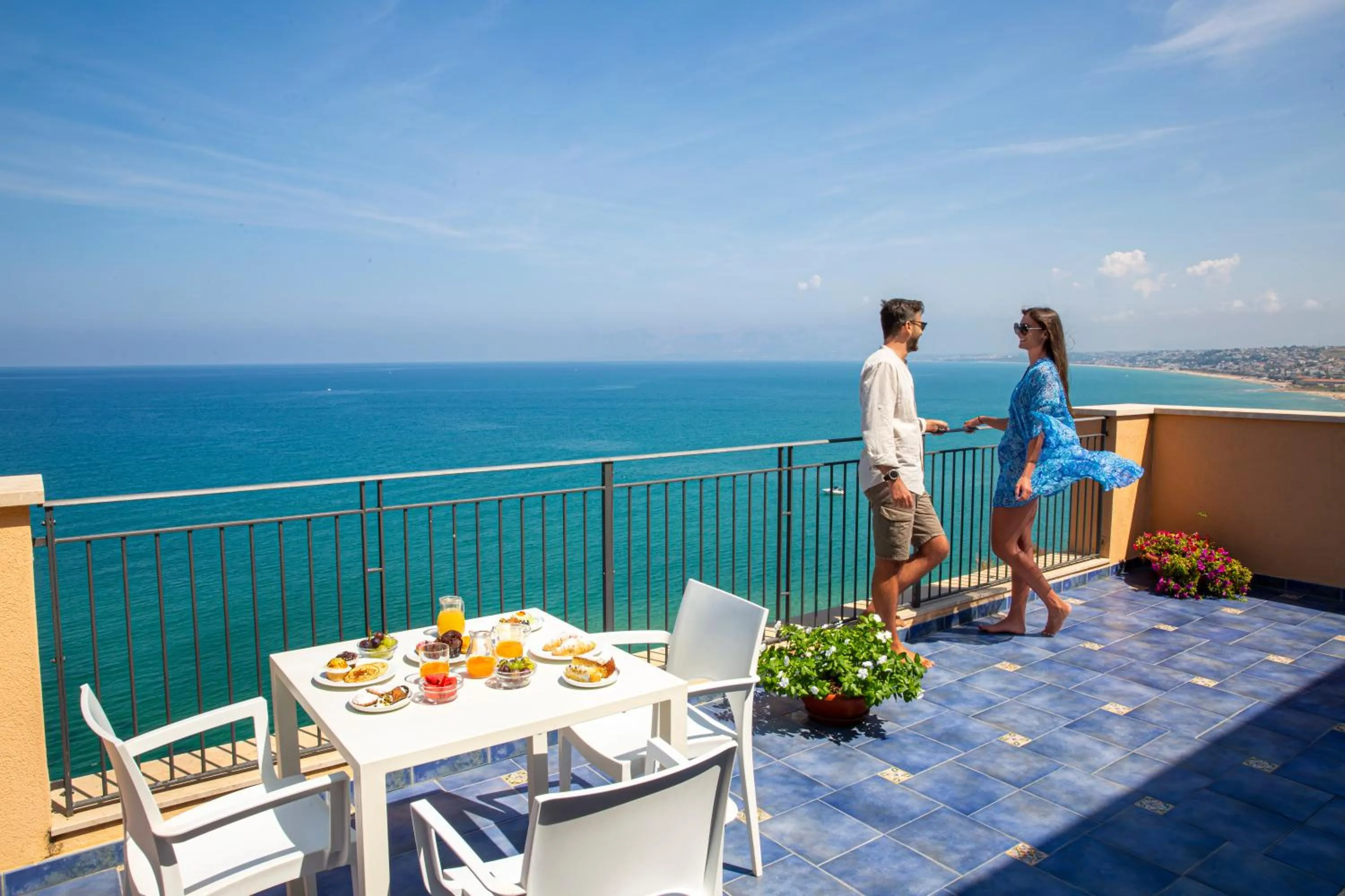 Balcony/Terrace in Hotel Punta Nord Est