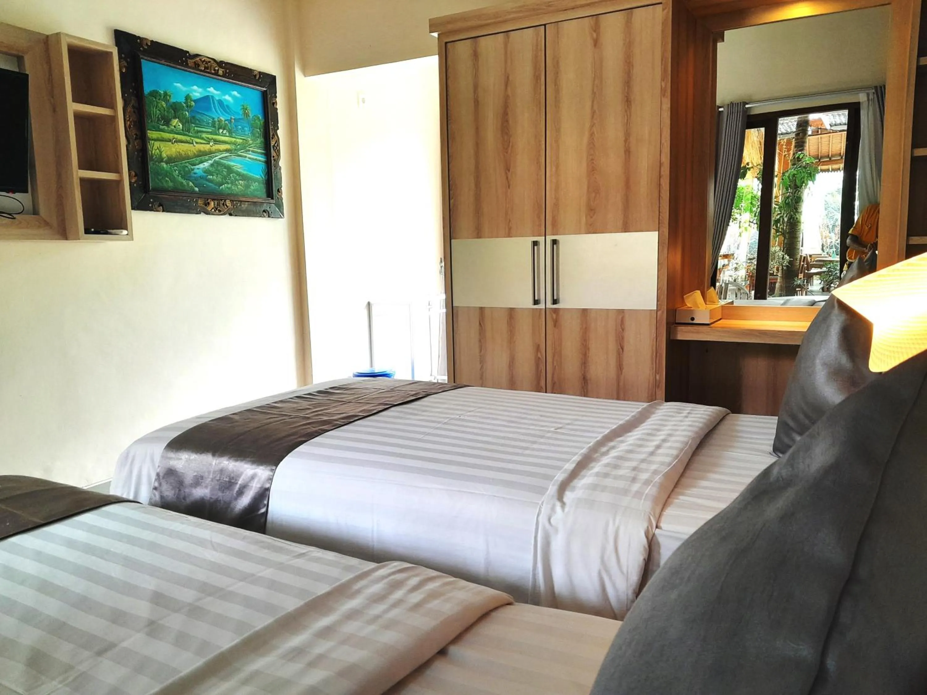 Bed in North Wing Canggu Resort