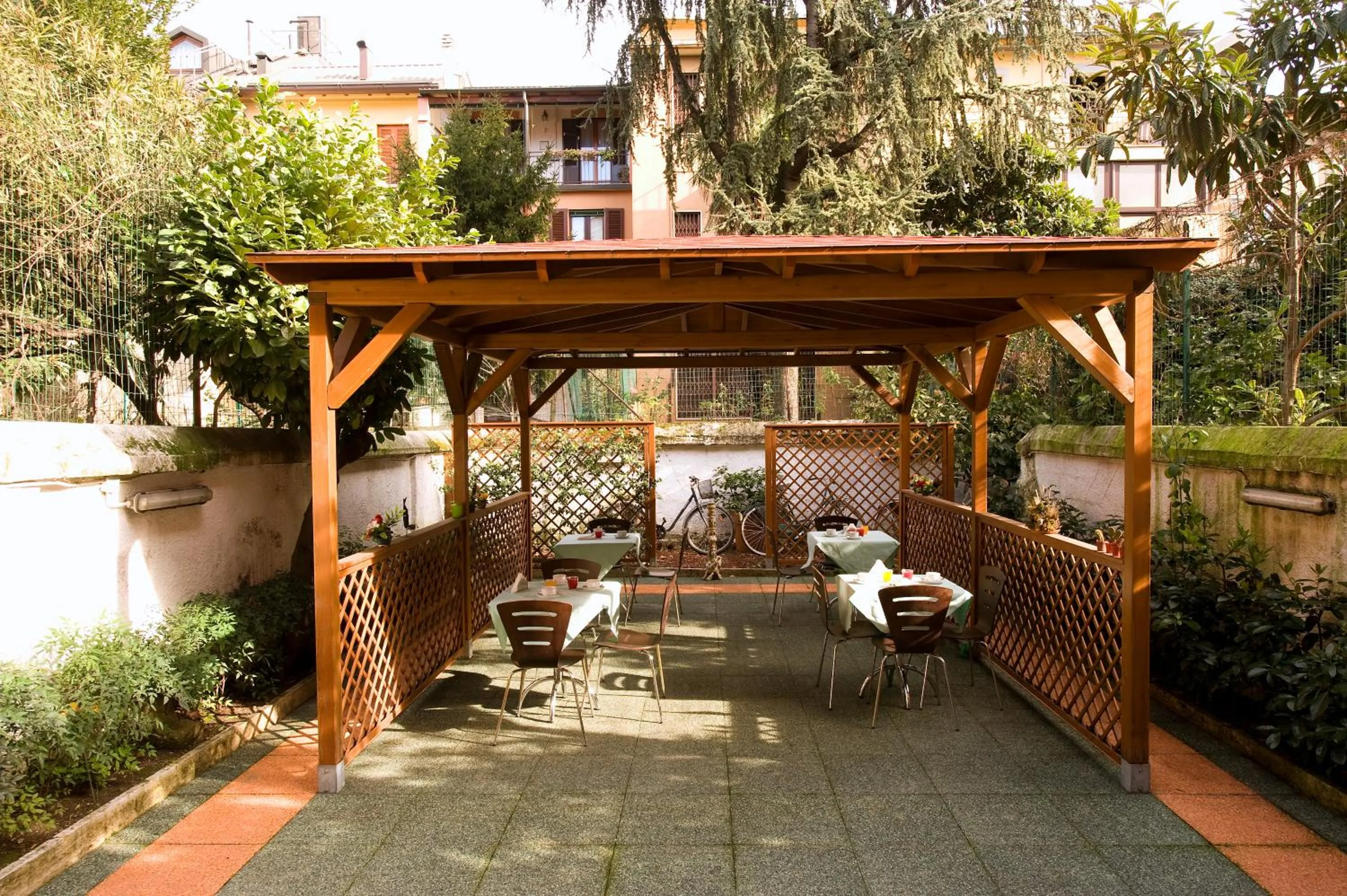 Balcony/Terrace in Hotel Sabatino Milan