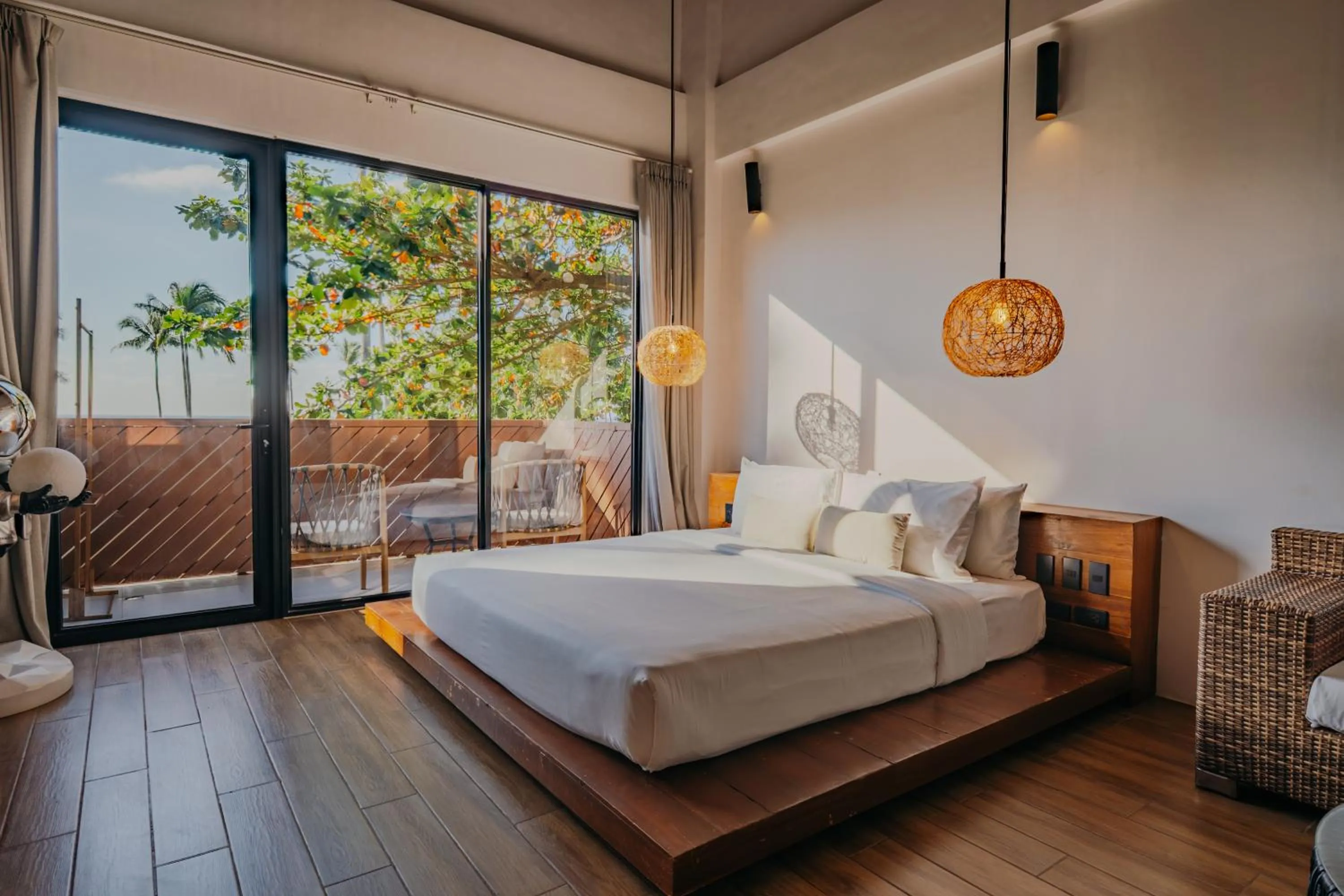 Bed in Nacpan Beach Resort Managed by H Hospitality - Newly Renovated