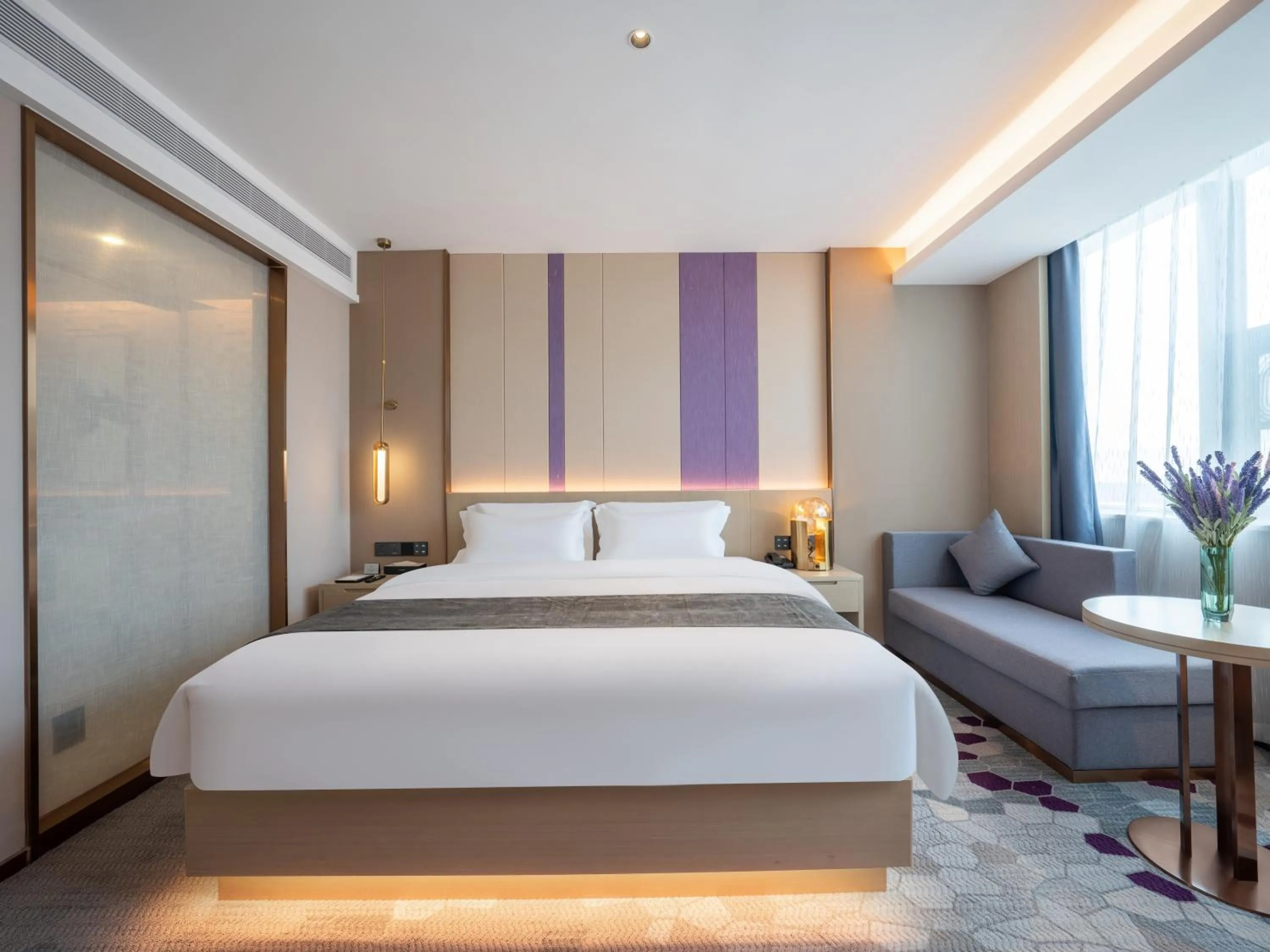 Bed in Lavande Hotel Qihe Economic Development Zone