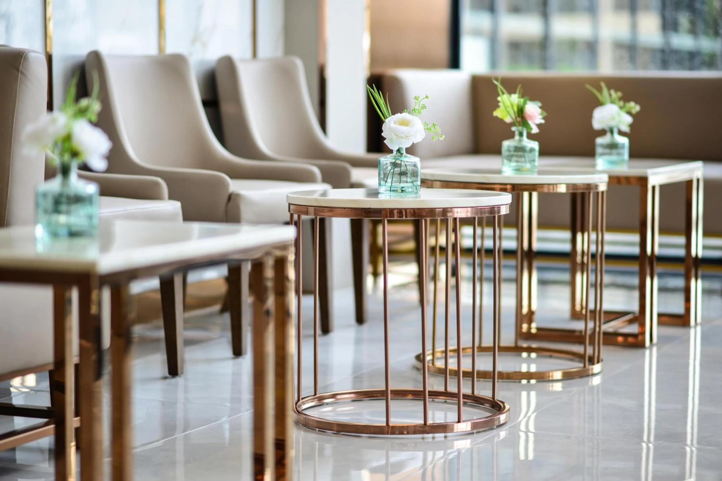 Lobby or reception in Grand BS Airport Hotel Suvarnabhumi