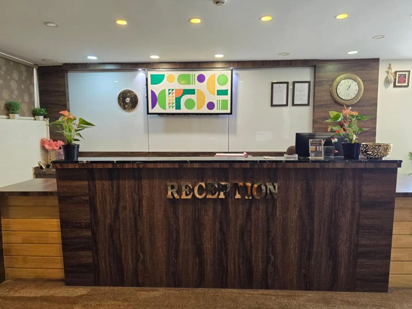 Lobby or reception in Treebo Sai Fortune Gateway