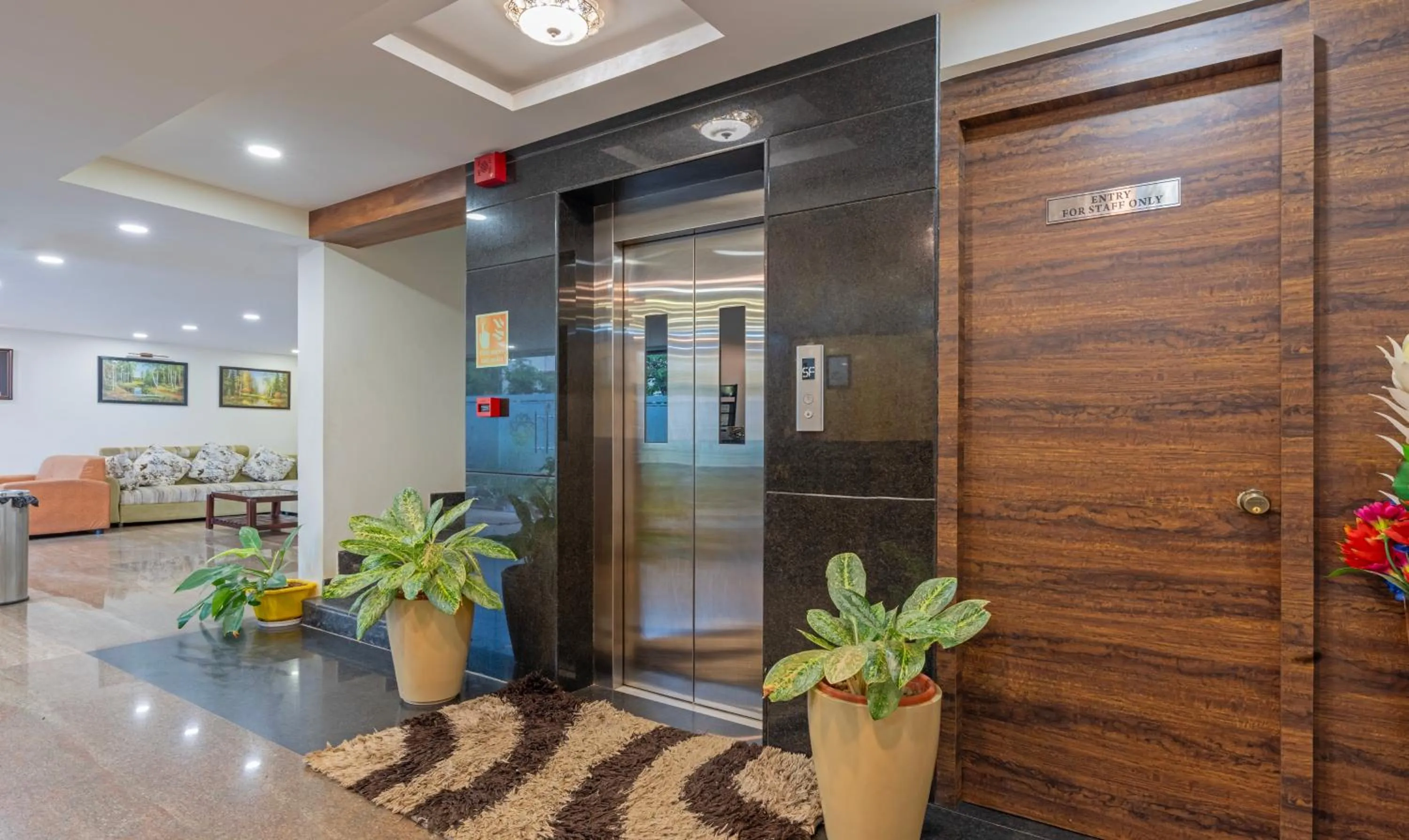 elevator in Treebo Sai Fortune Gateway