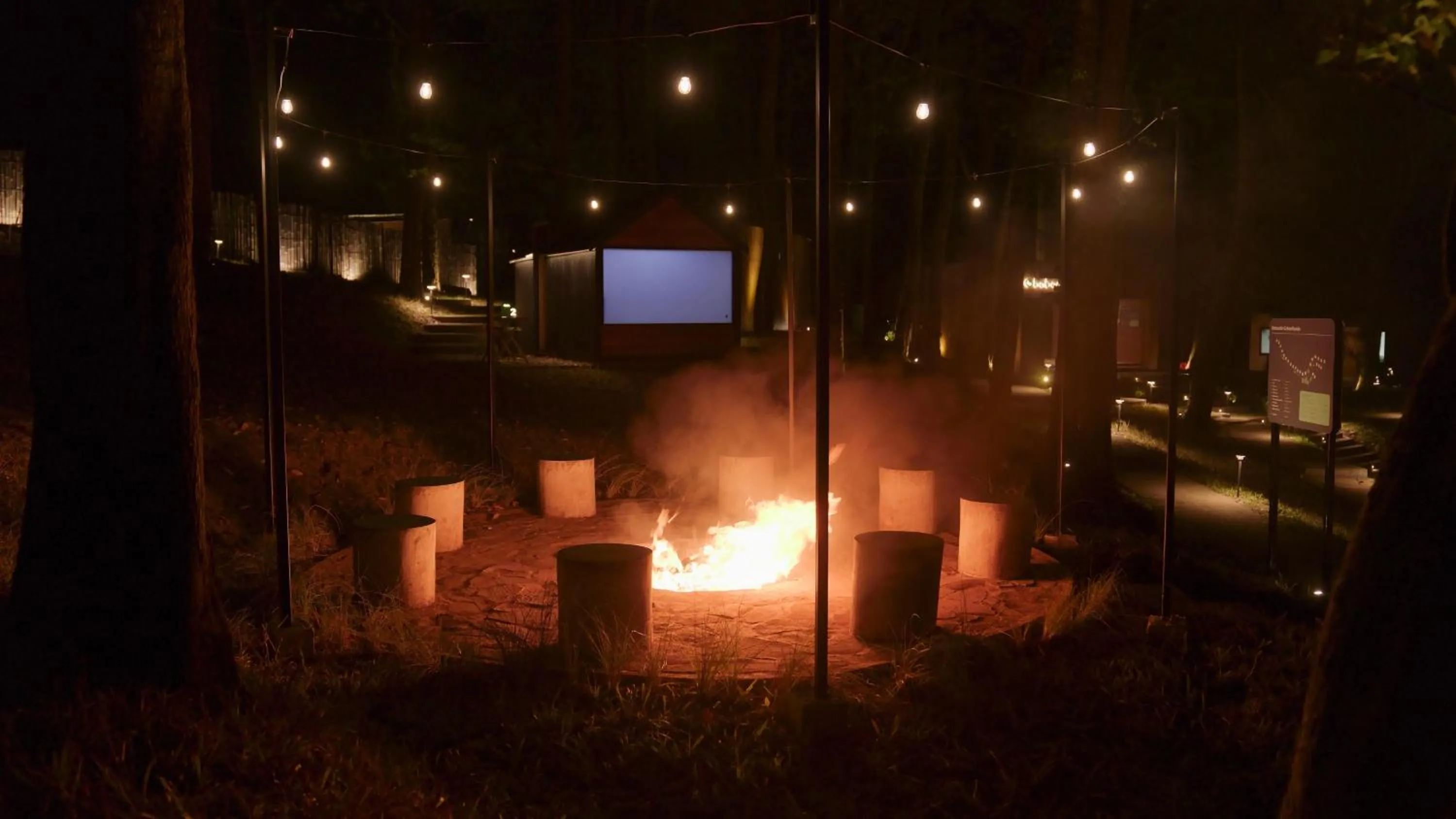 Night in Bobocabin Coban Rondo, Malang