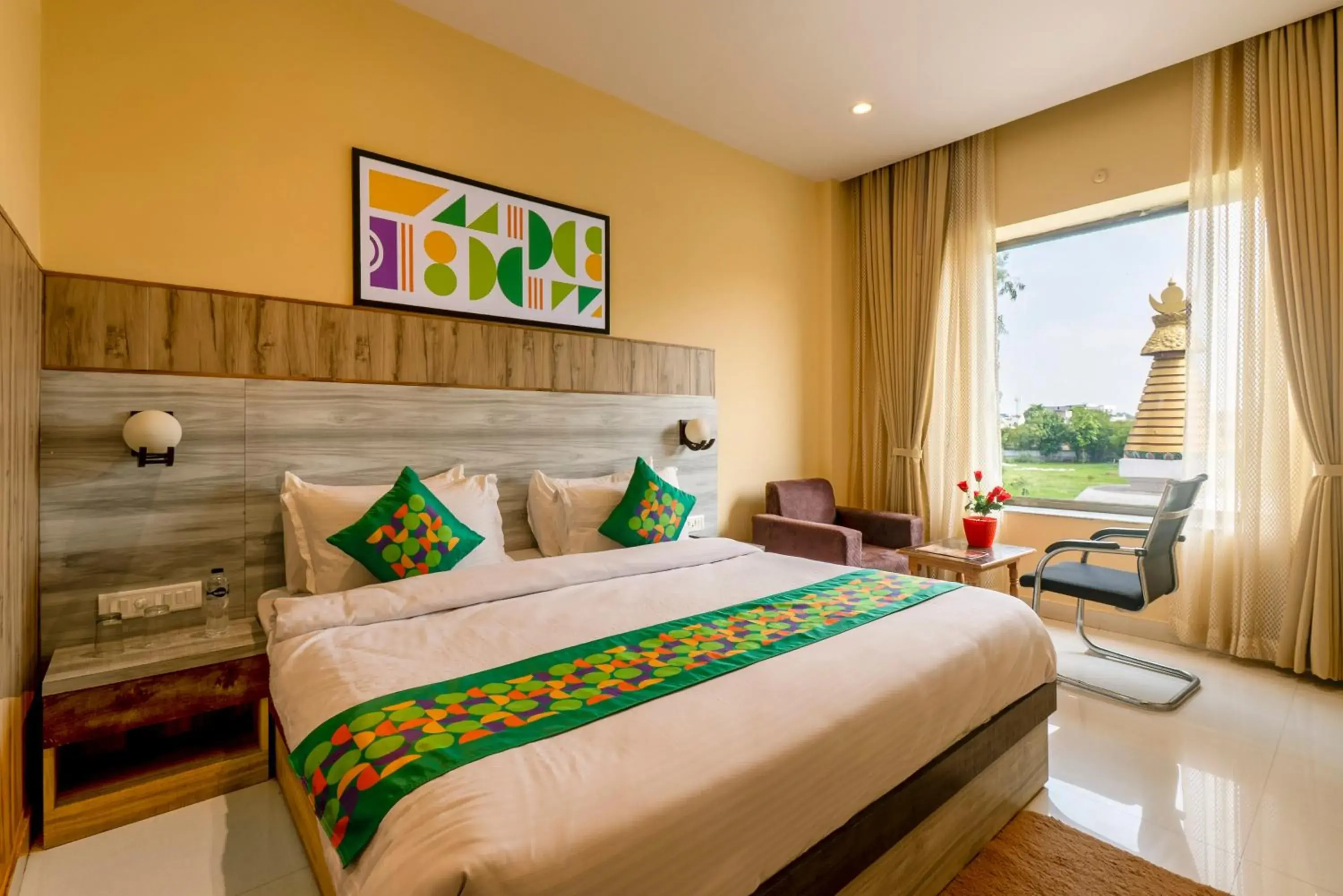 Deluxe Double Room - single occupancy in Treebo Little Budhha Deluxe Double Room - single occupancy in Treebo Little Budhha