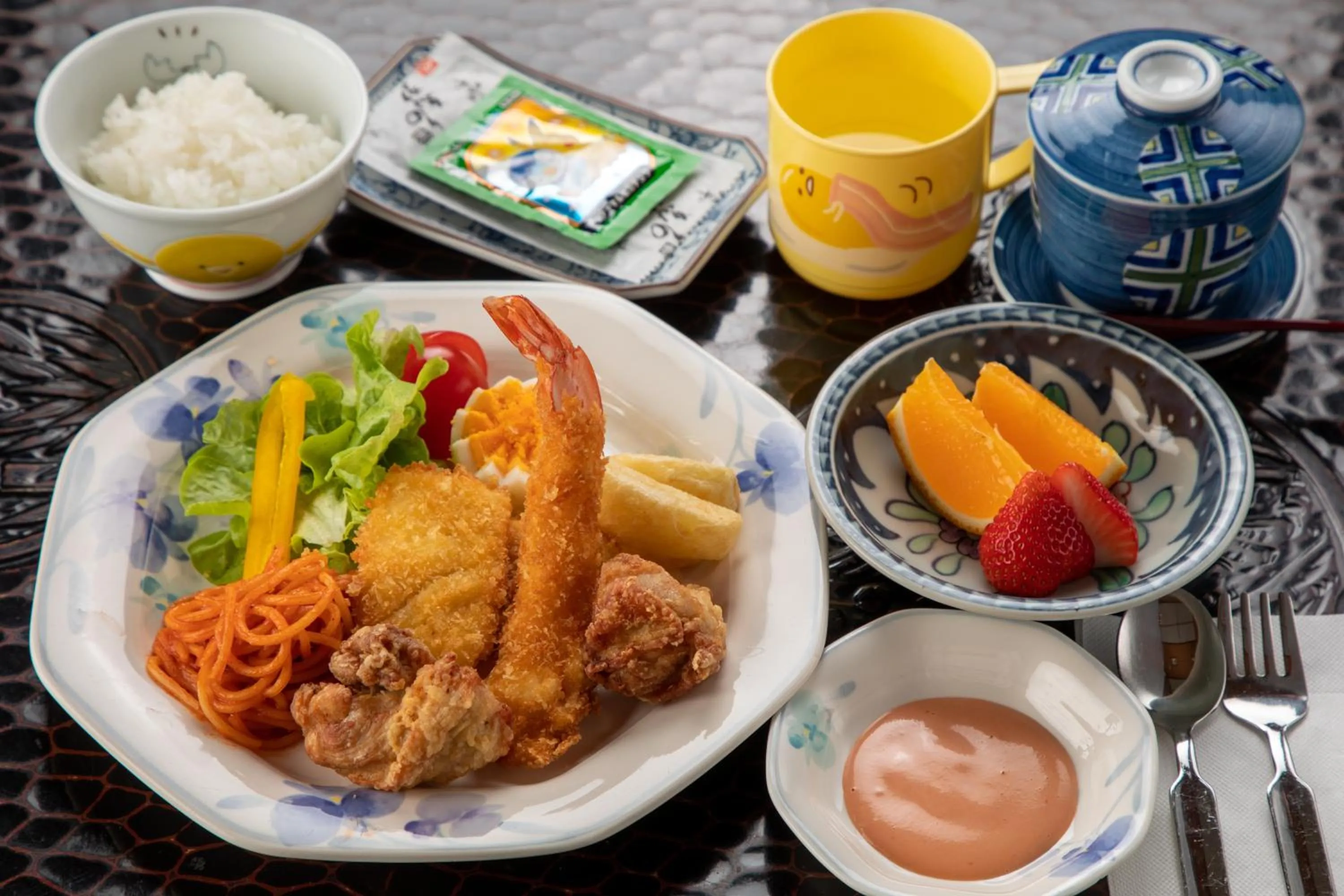 Dinner in Mizuno Ryokan