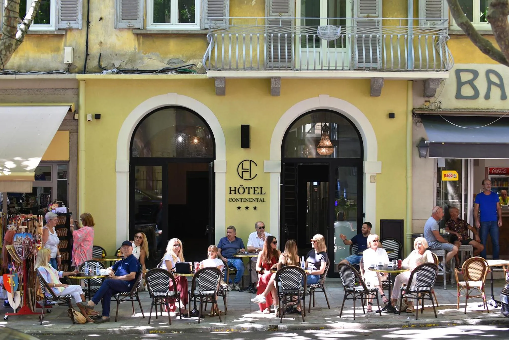 Patio in Hôtel Continental